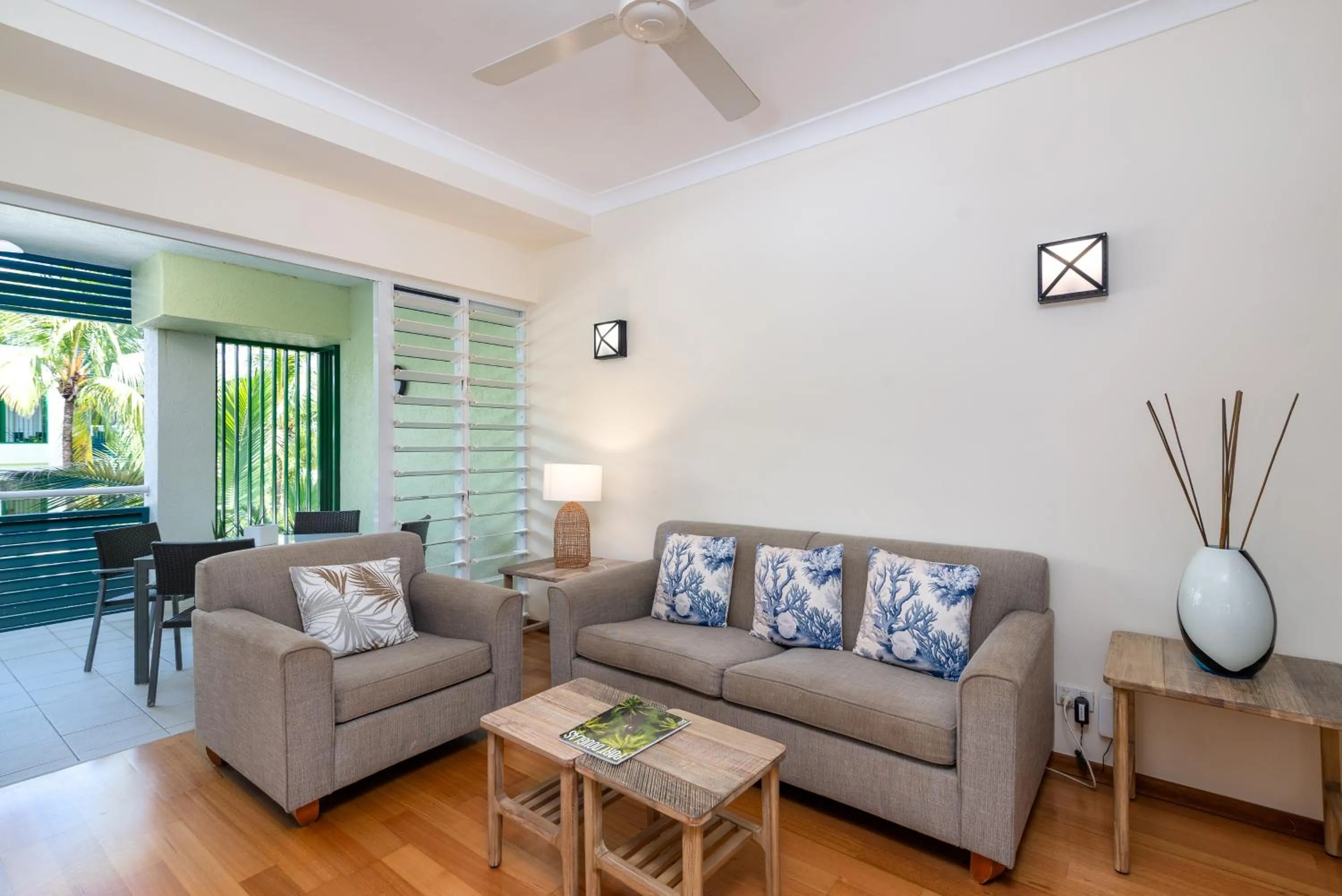 Living room in Verandahs Boutique Apartments