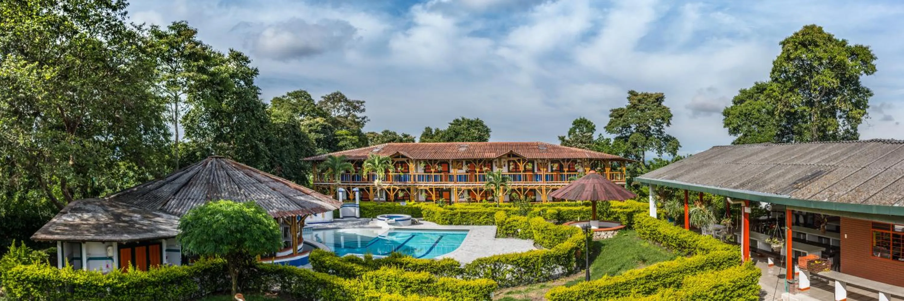 Bird's eye view in Finca Hotel La Dulcera