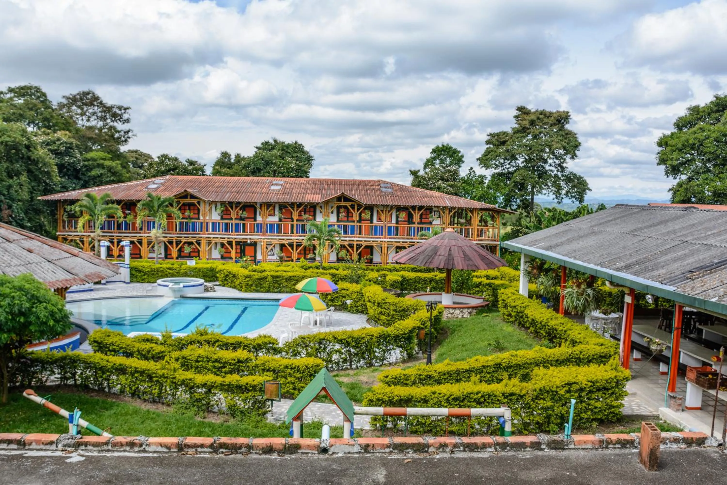 Bird's eye view in Finca Hotel La Dulcera