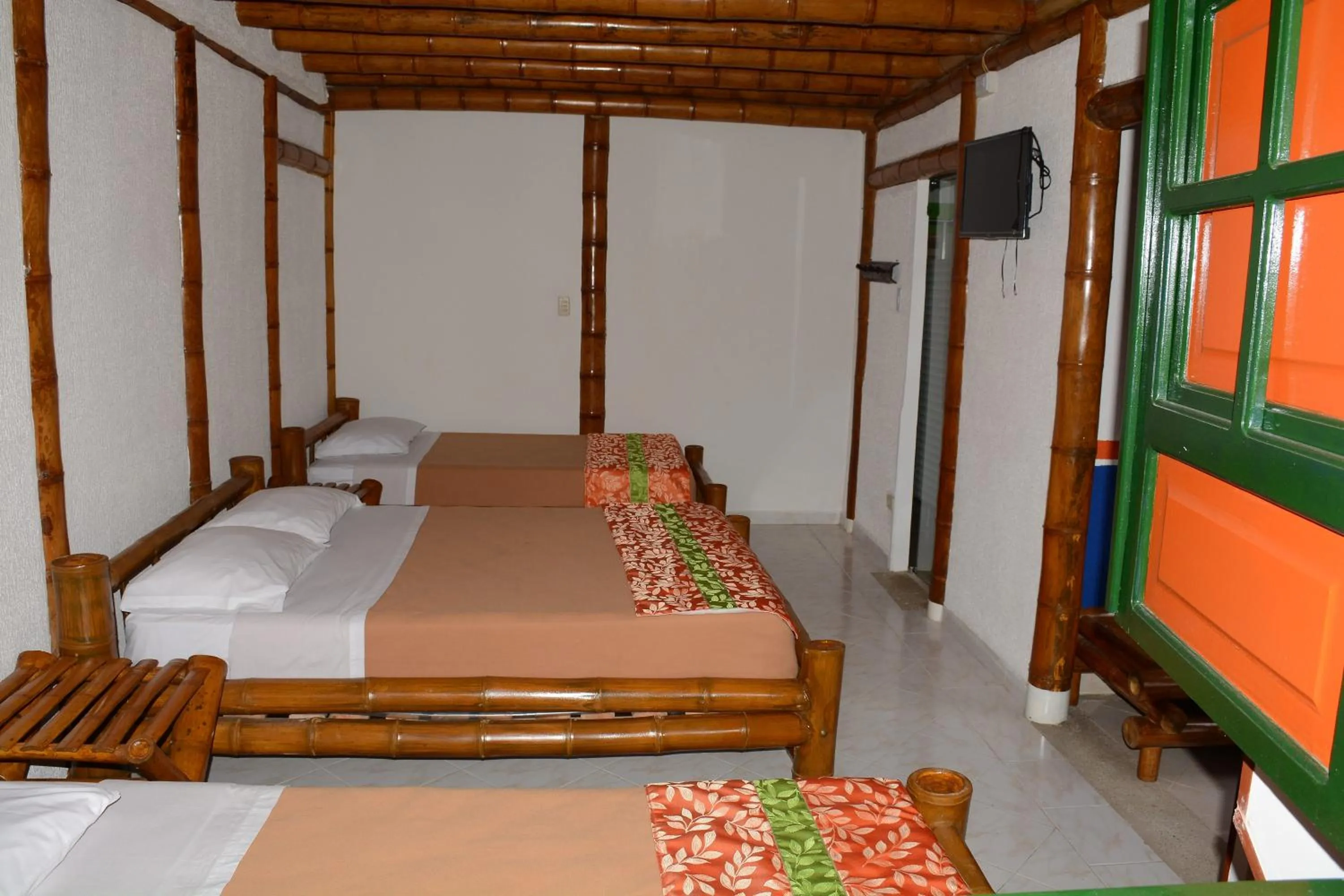 Bed in Finca Hotel La Dulcera