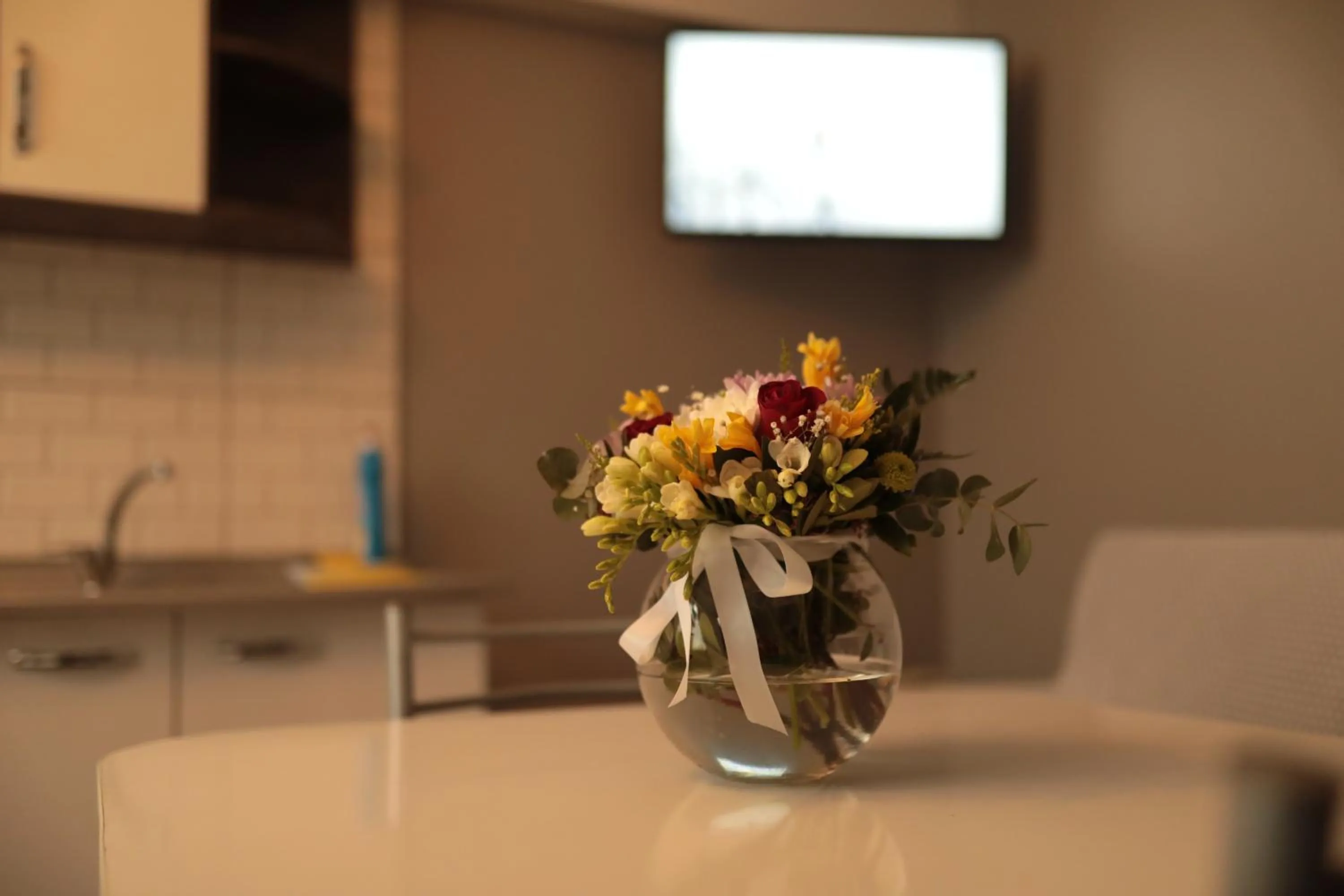 Seating area in White Pearl Apart Hotel
