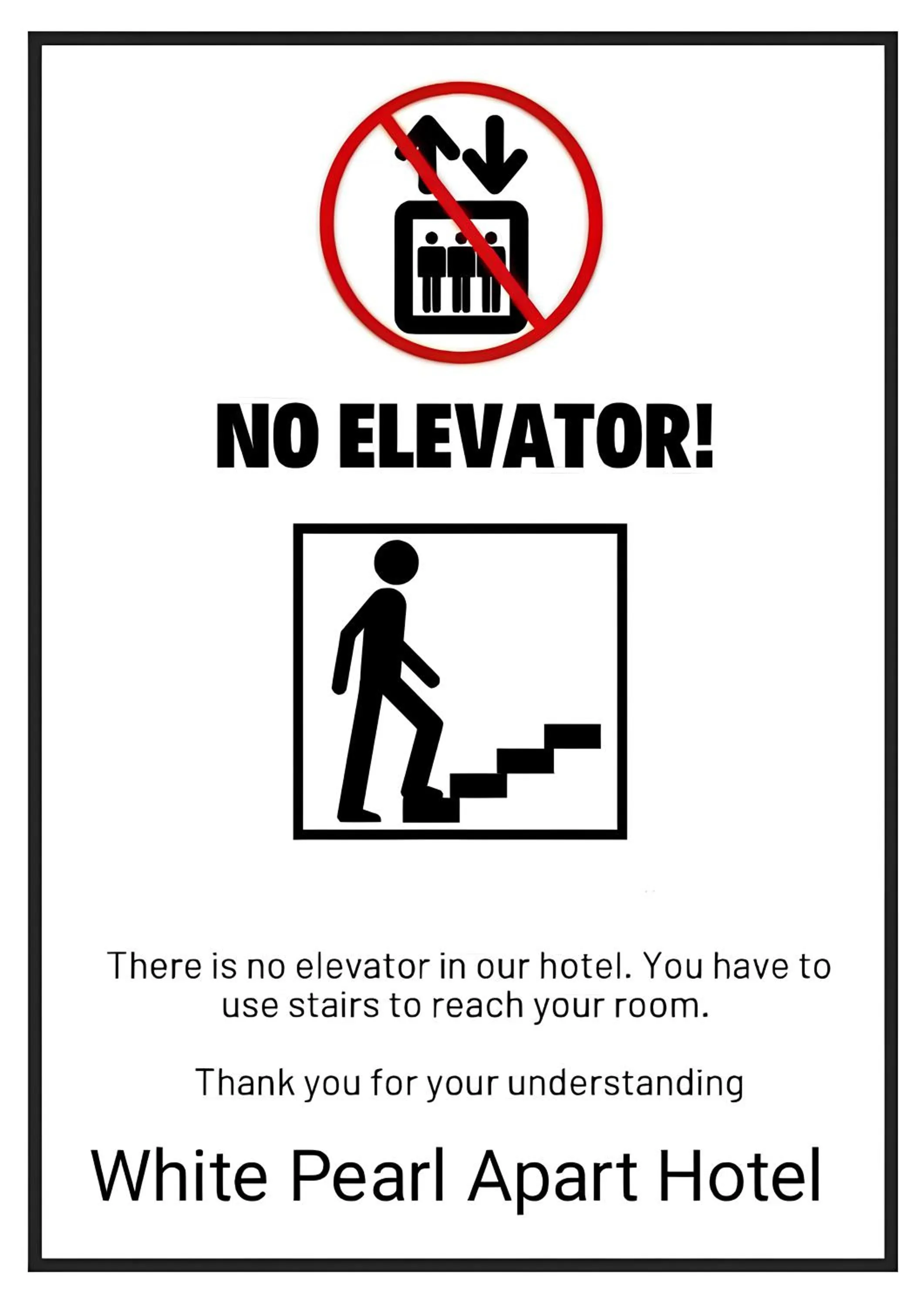 elevator in White Pearl Apart Hotel