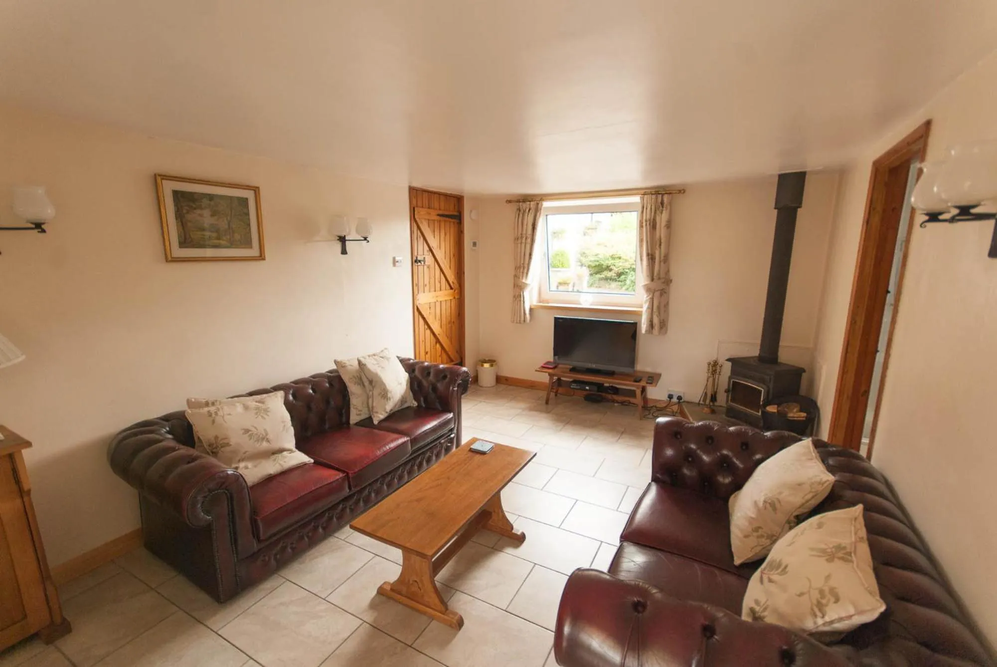 Living room in Greyfield Farm Cottages