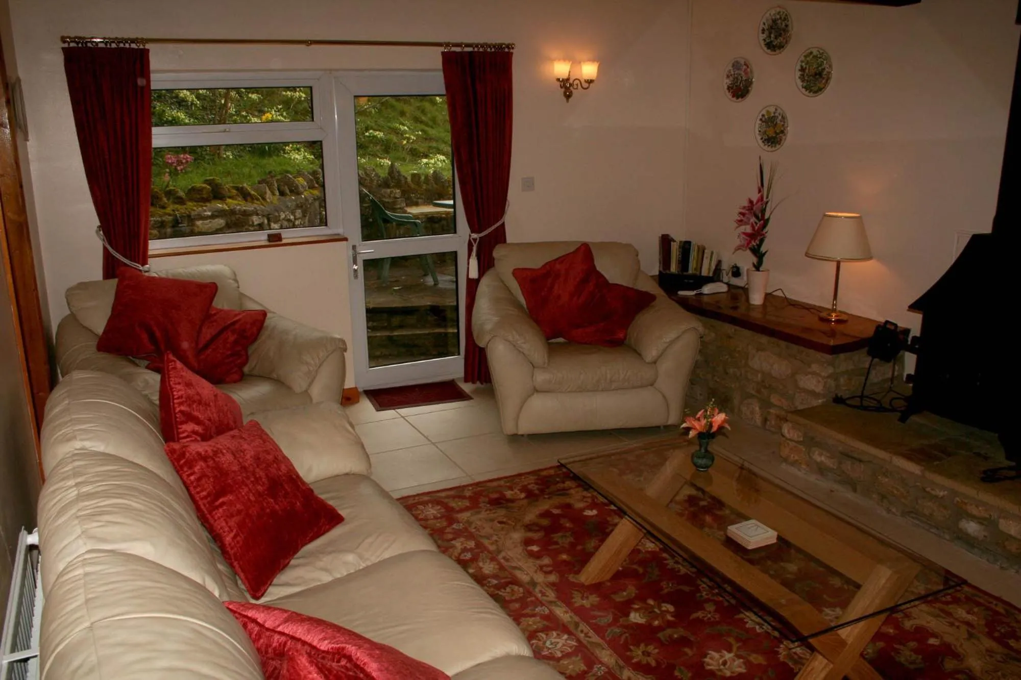 Living room in Greyfield Farm Cottages