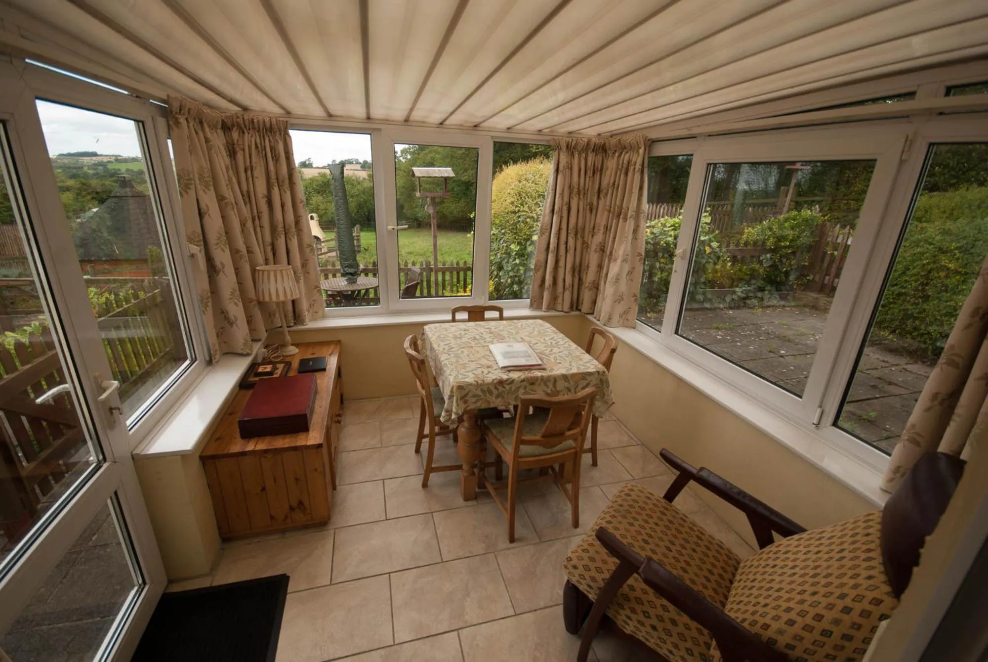 Dining area in Greyfield Farm Cottages