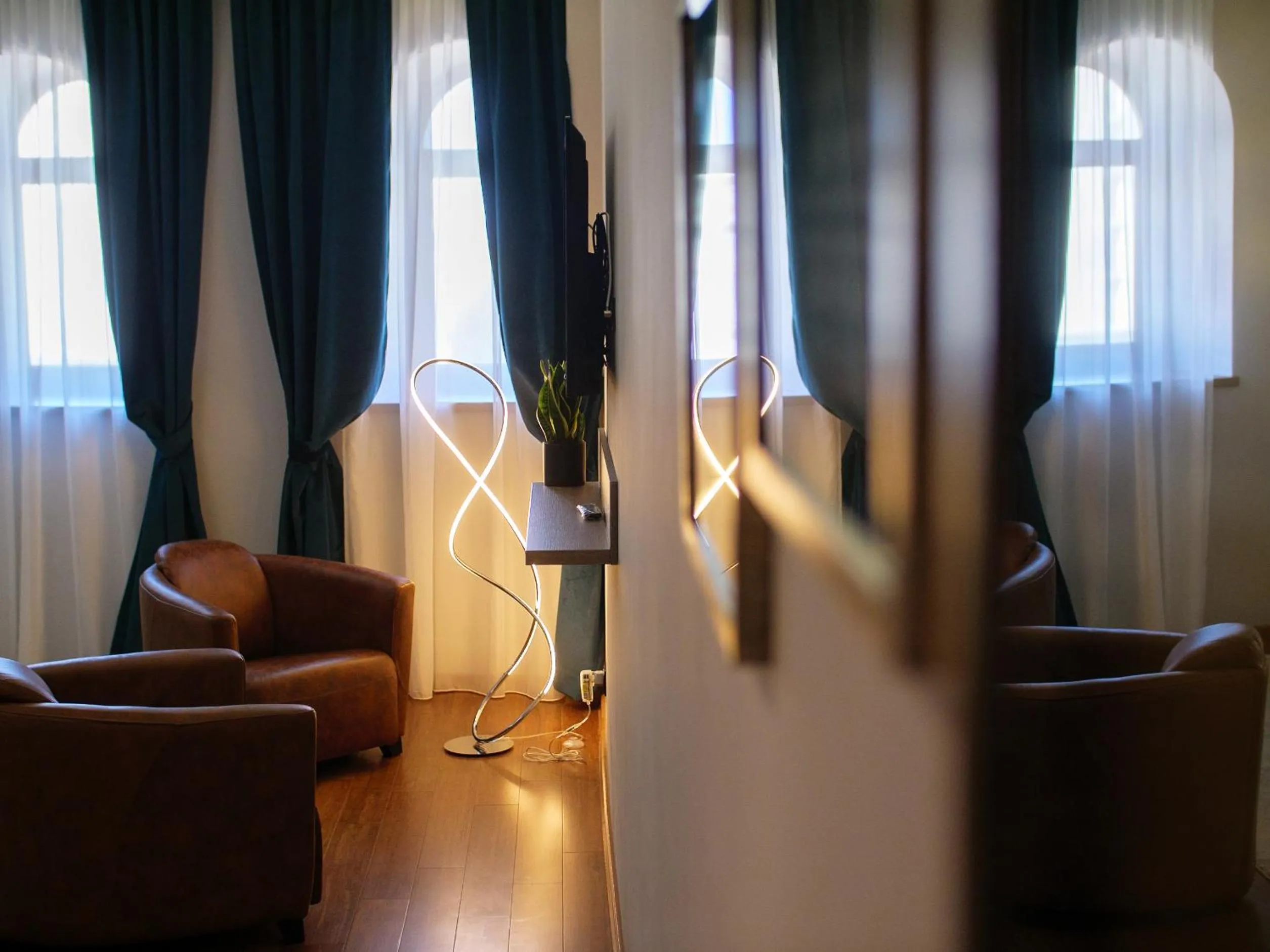 Seating area in Casa Hrisicos