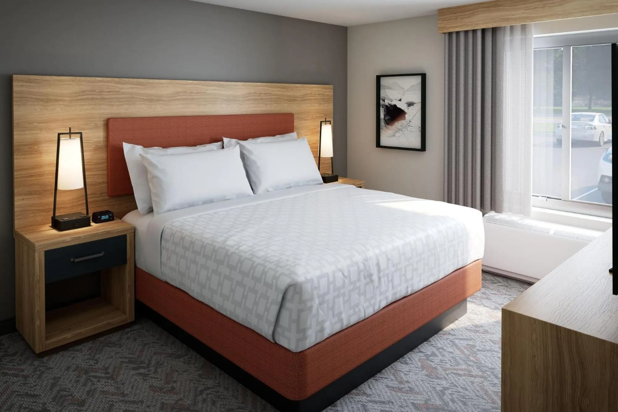 Bed in Candlewood Suites Sheridan by IHG