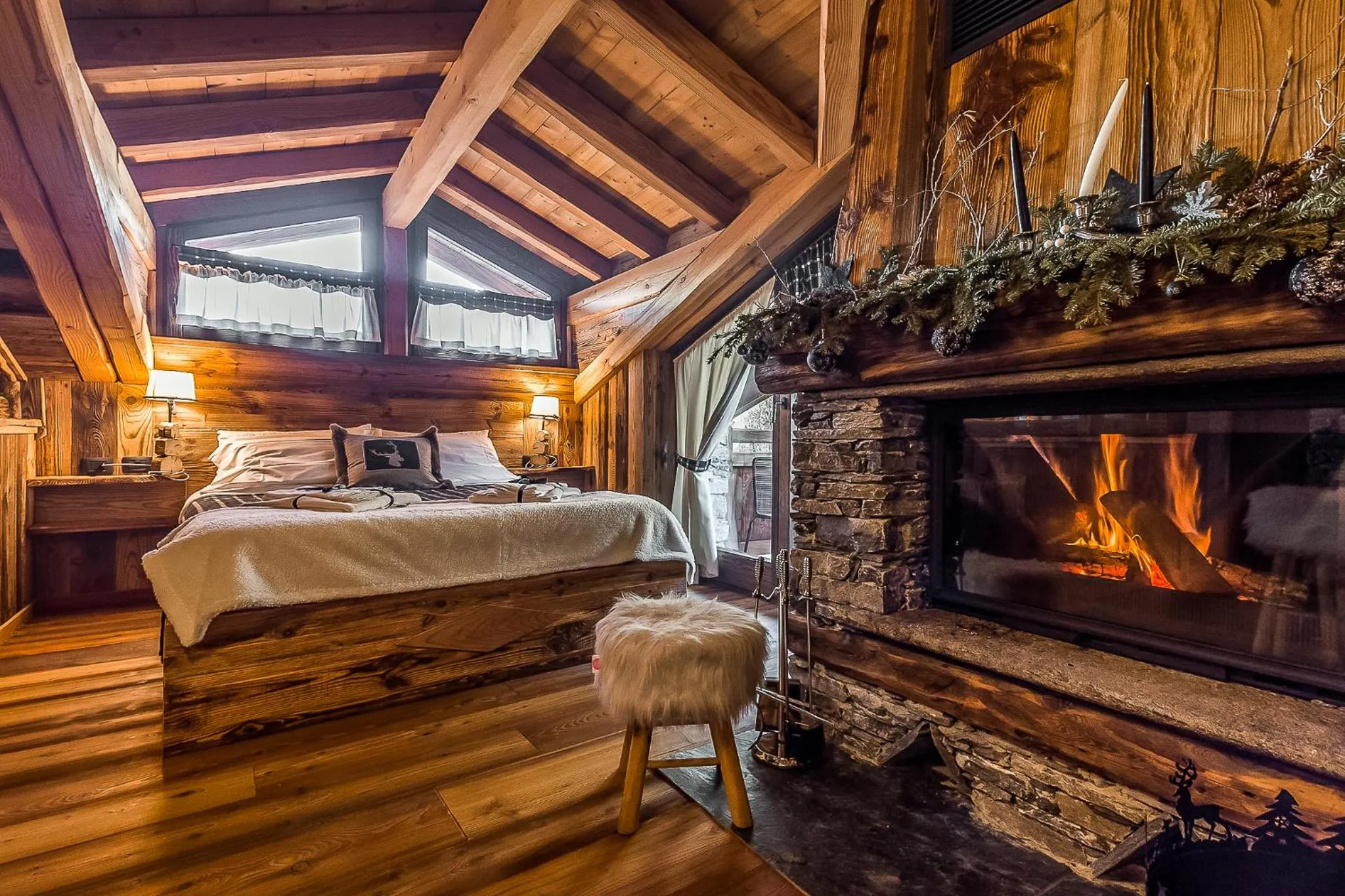 Bed in Bed & Breakfast Anisor - Parblanc