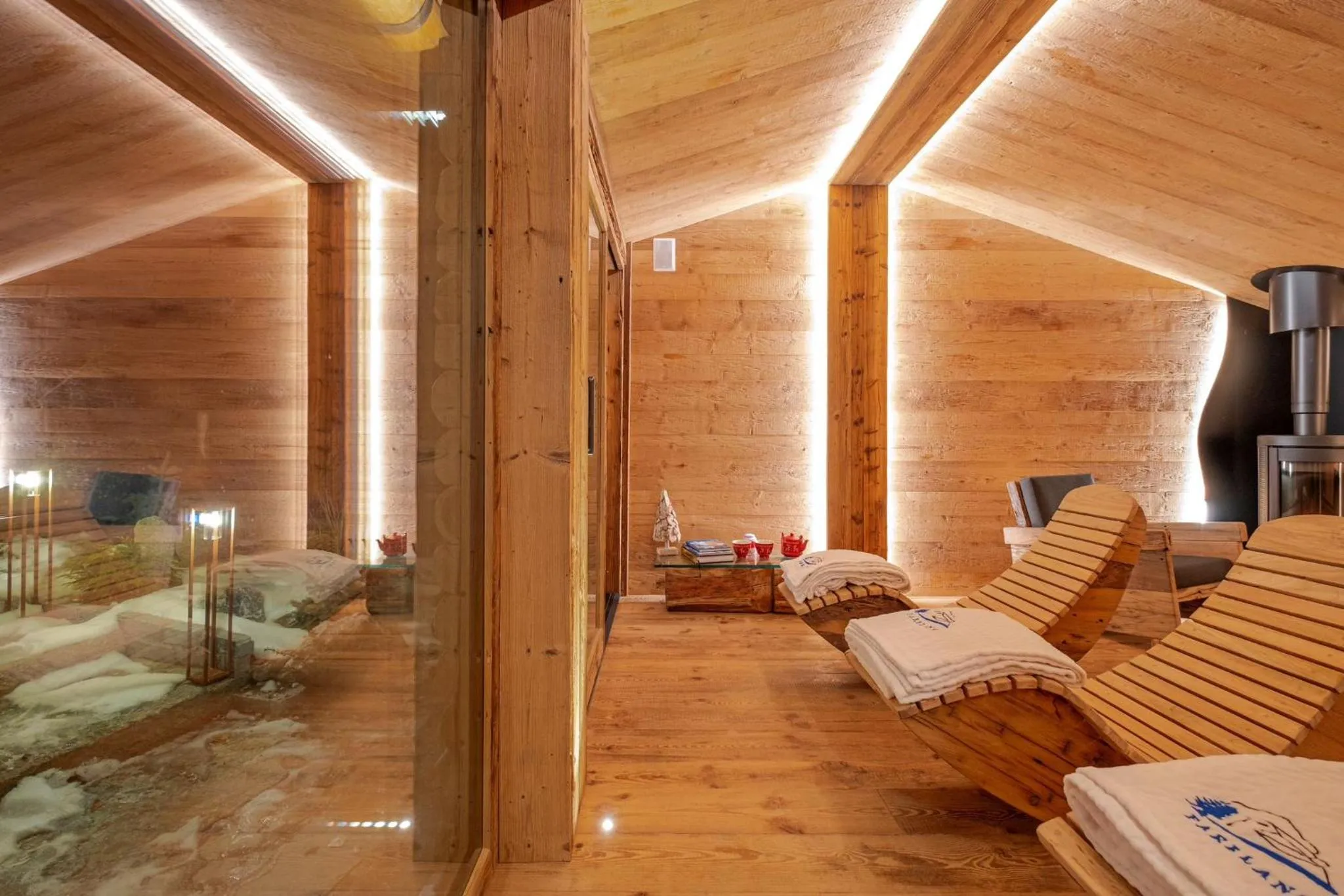 Sauna in Bed & Breakfast Anisor - Parblanc