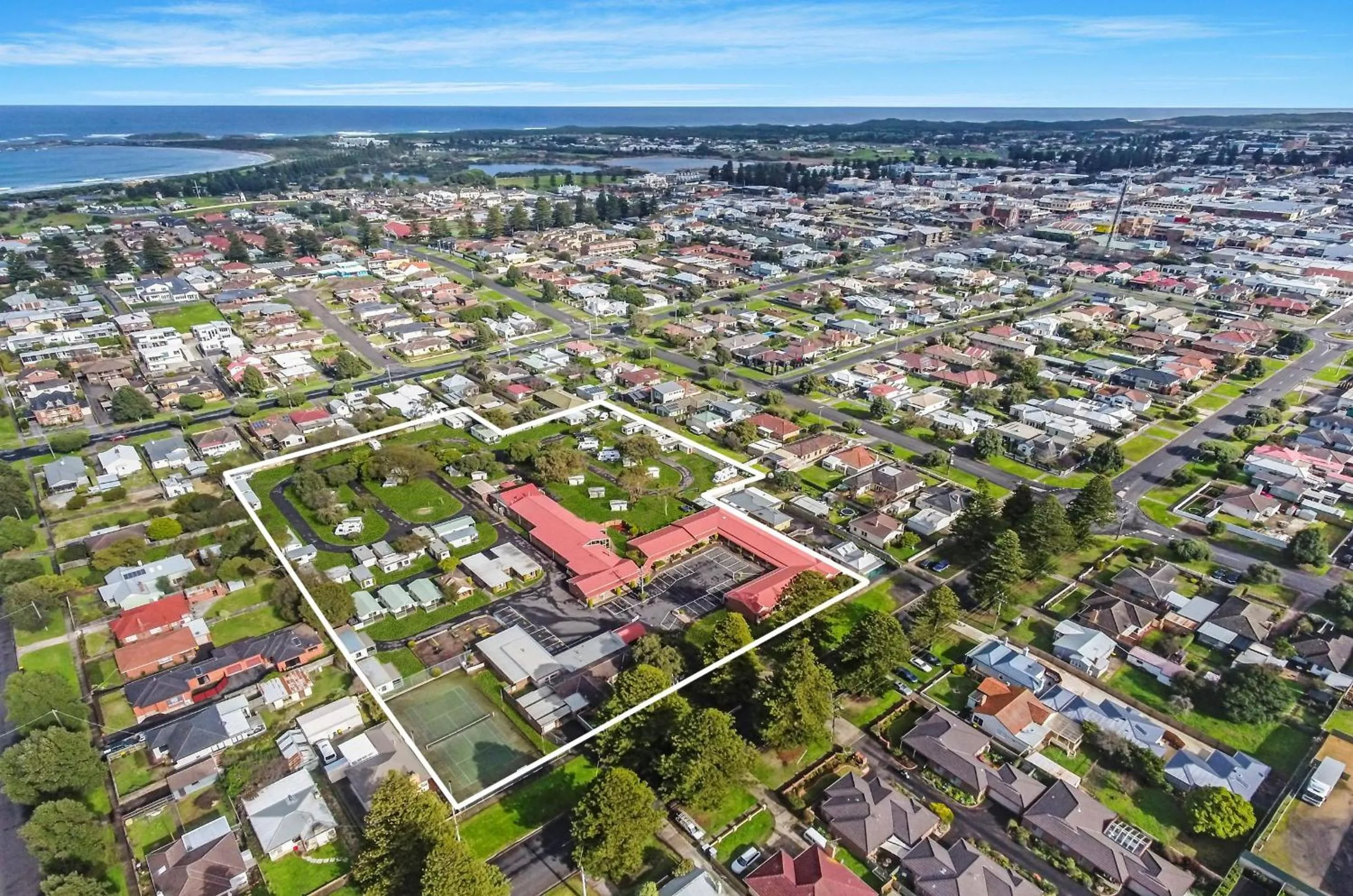 Bird's eye view in BIG4 Tasman Holiday Parks - Warrnambool