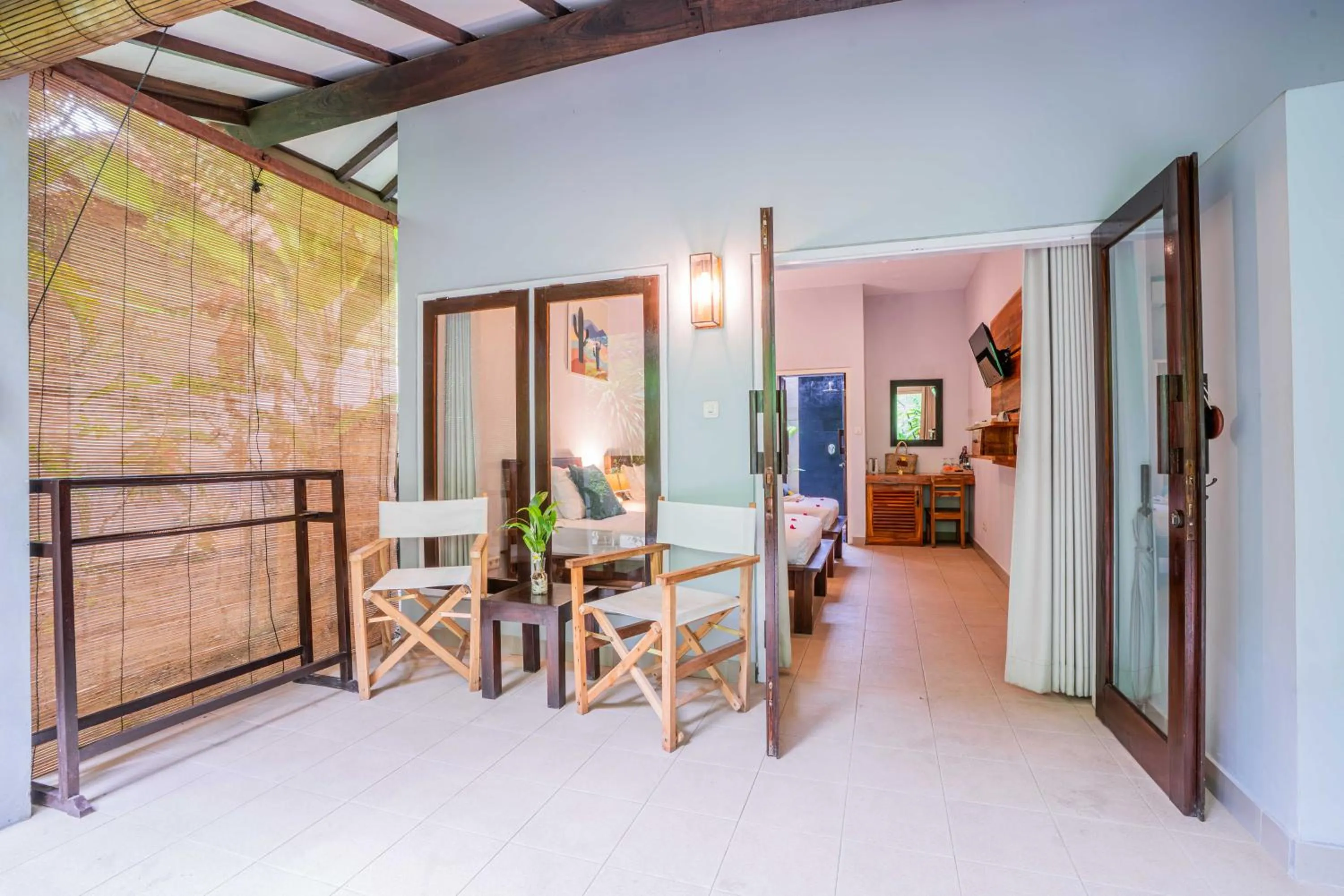 Balcony/Terrace in Bale Sampan Boutique Bungalows