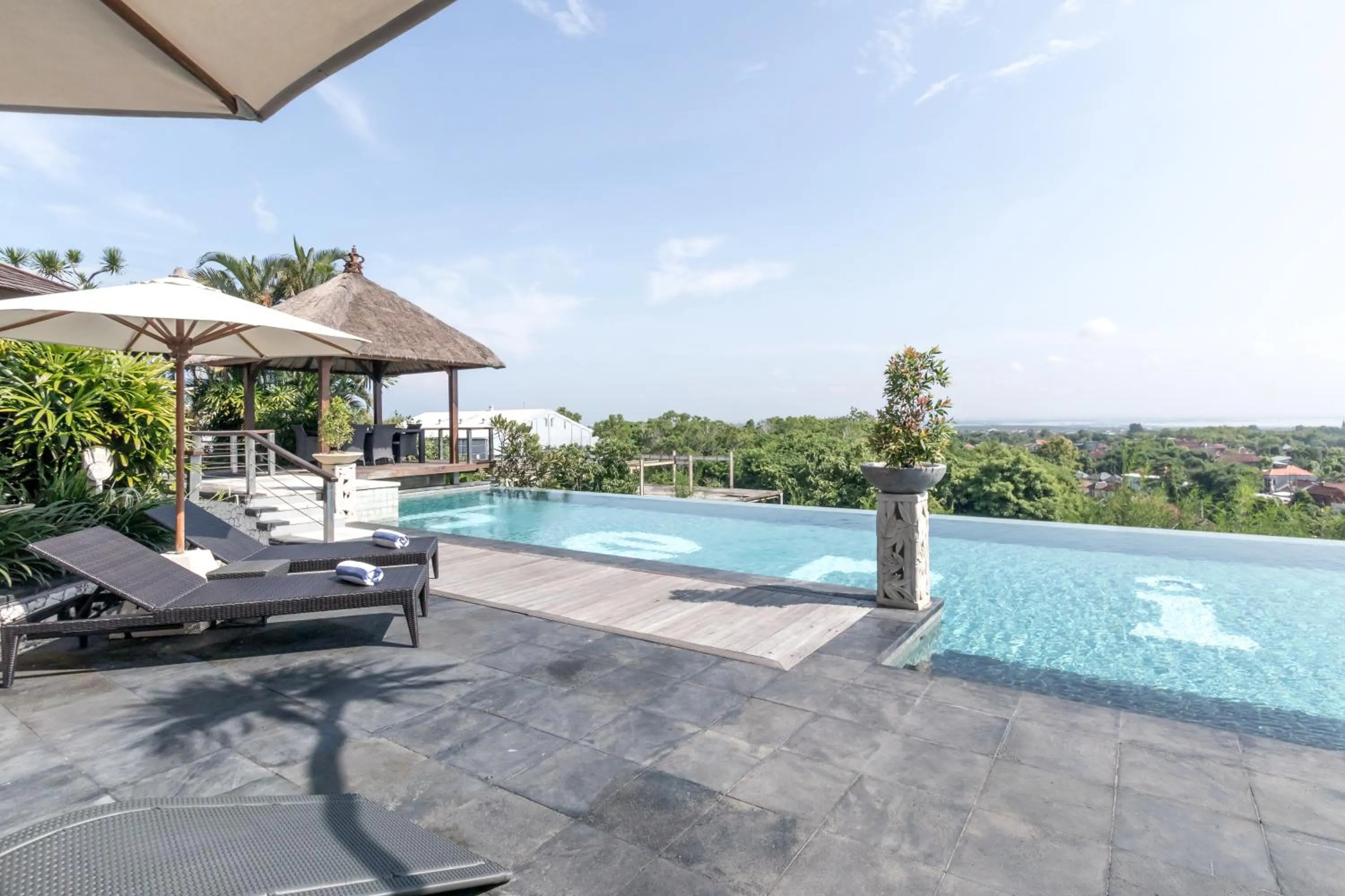 Pool view in Villa Hening Jimbaran