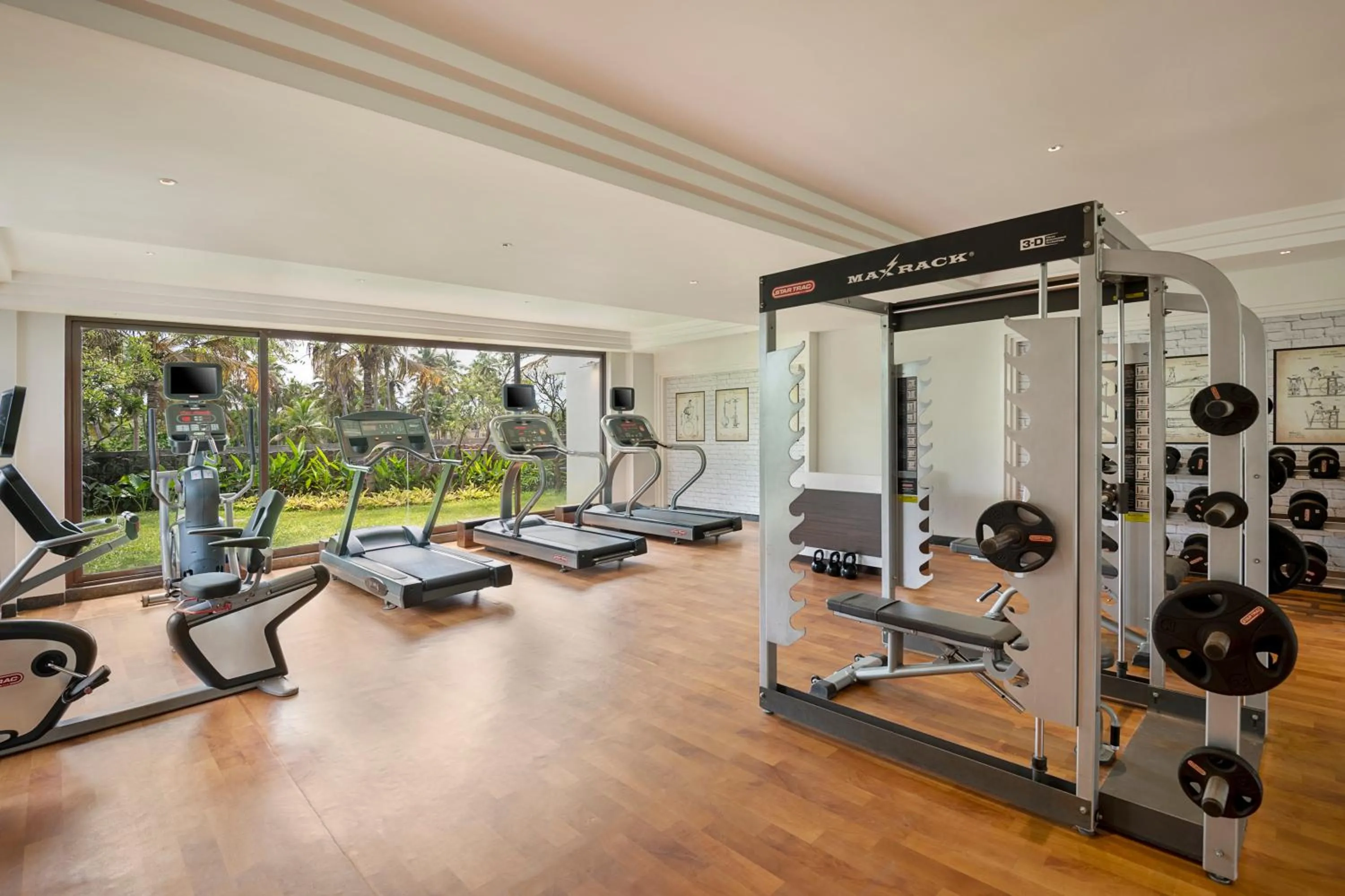 Fitness centre/facilities in Radisson Resort Pondicherry Bay