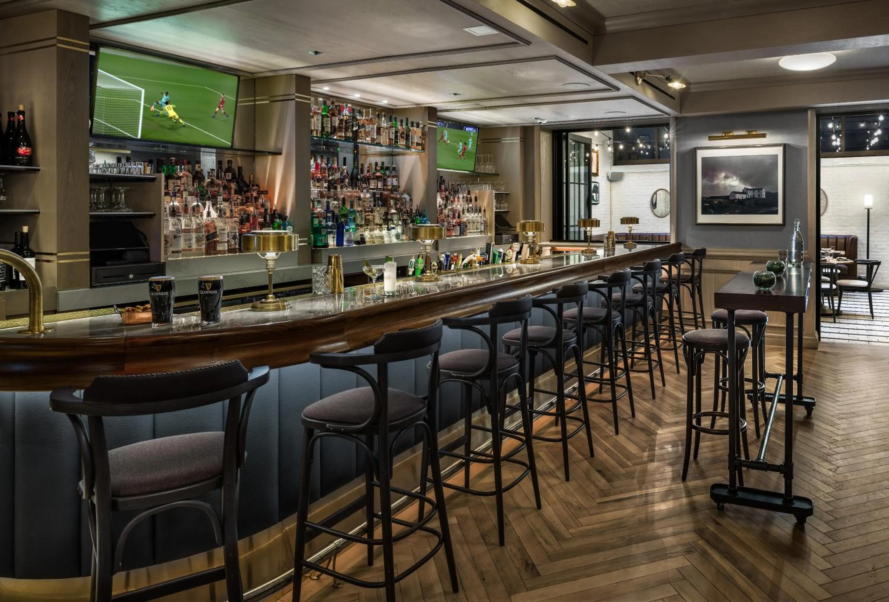 Lounge or bar in Merrion Row Hotel and Public House