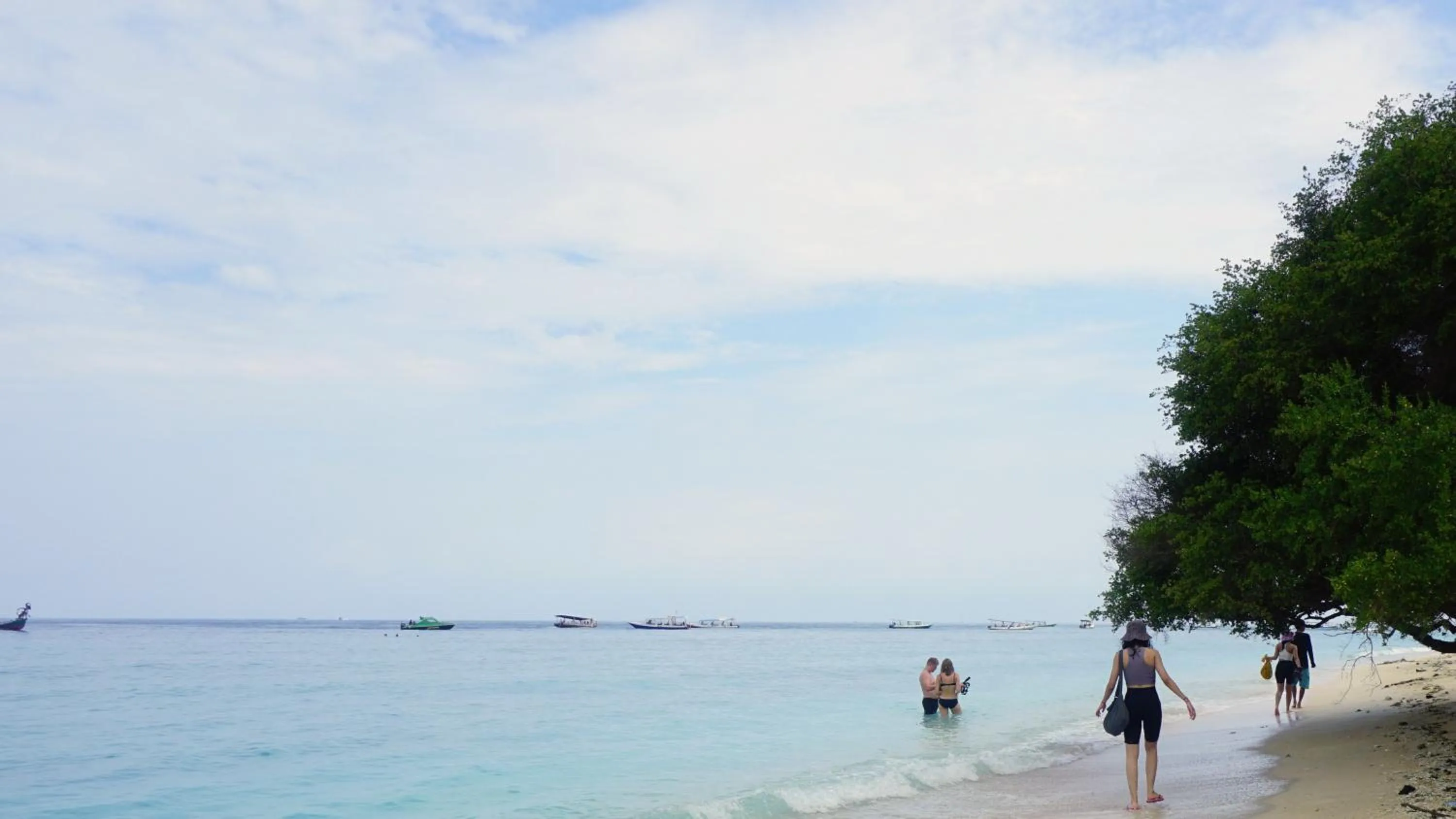 Beach in The Trawangan Resort