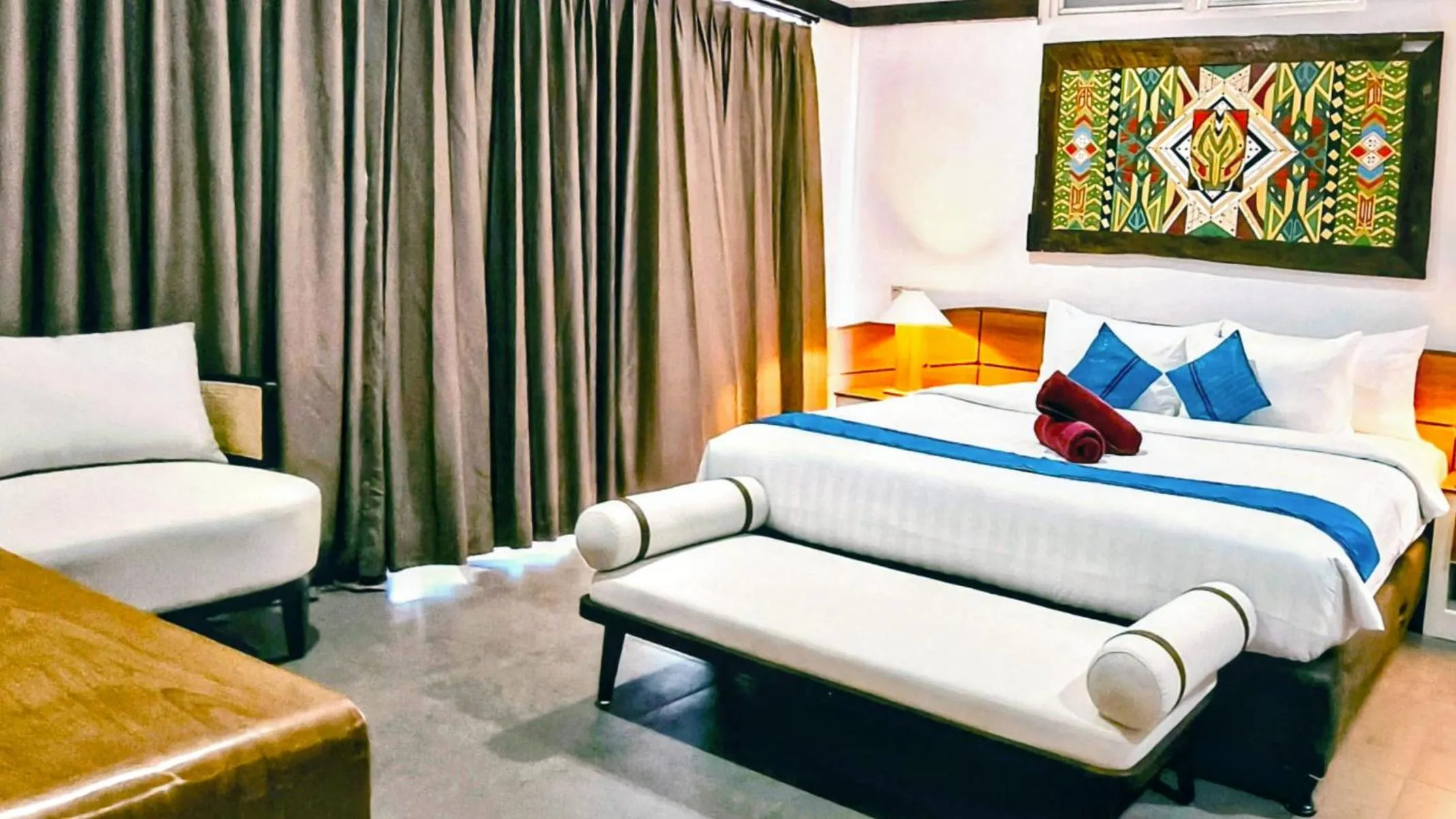 Bed in The Trawangan Resort