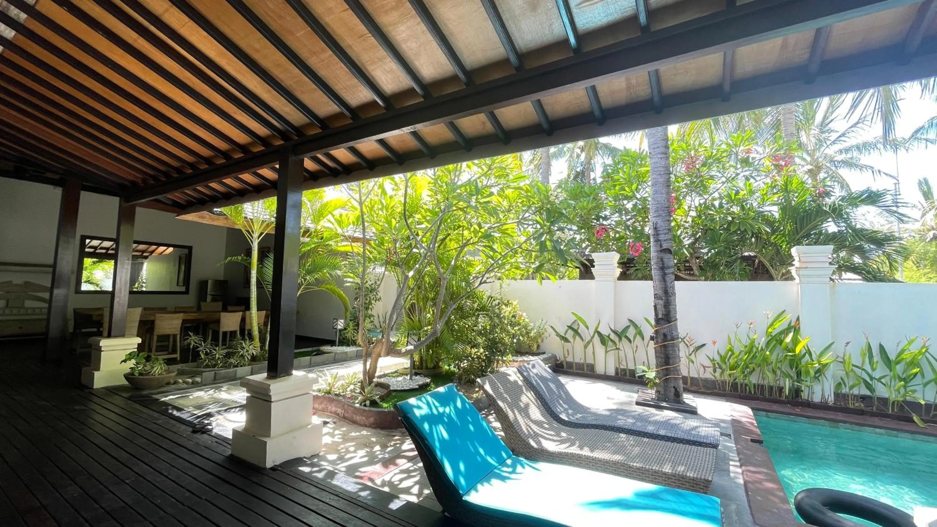 Seating area in The Trawangan Resort