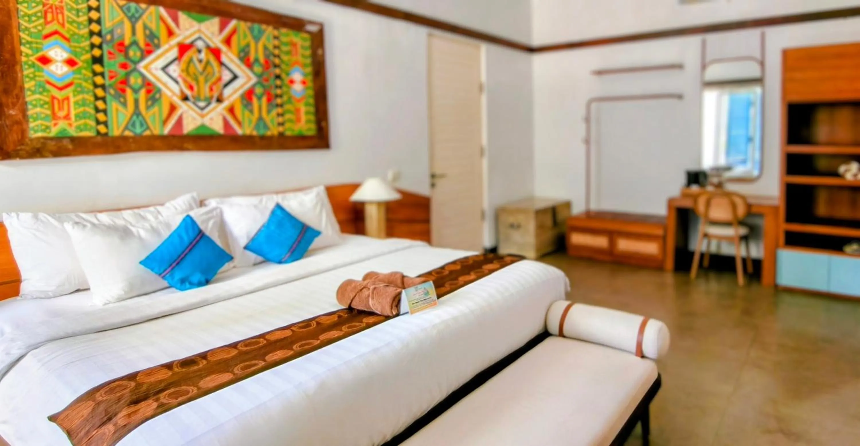 Bedroom, Bed in The Trawangan Resort