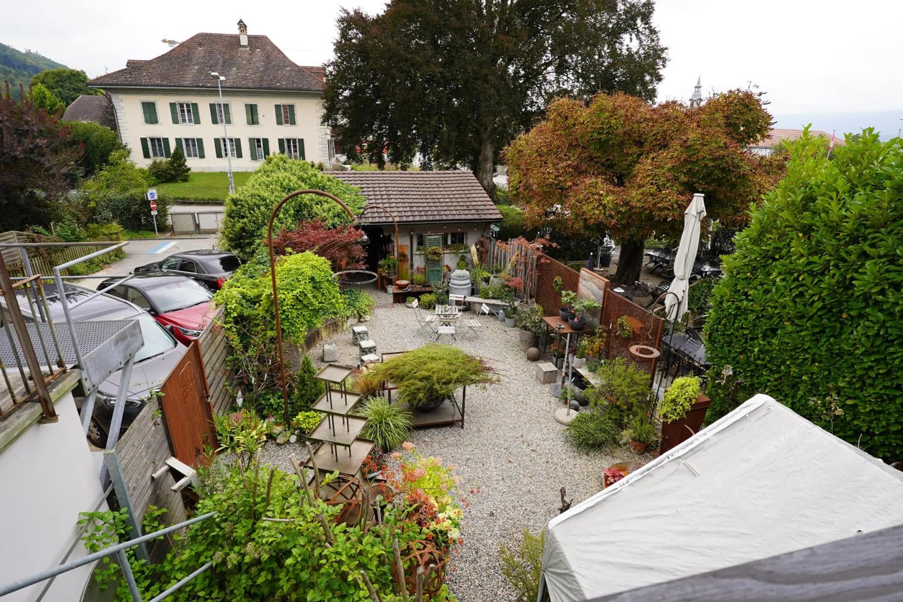 Garden view in wolke 4