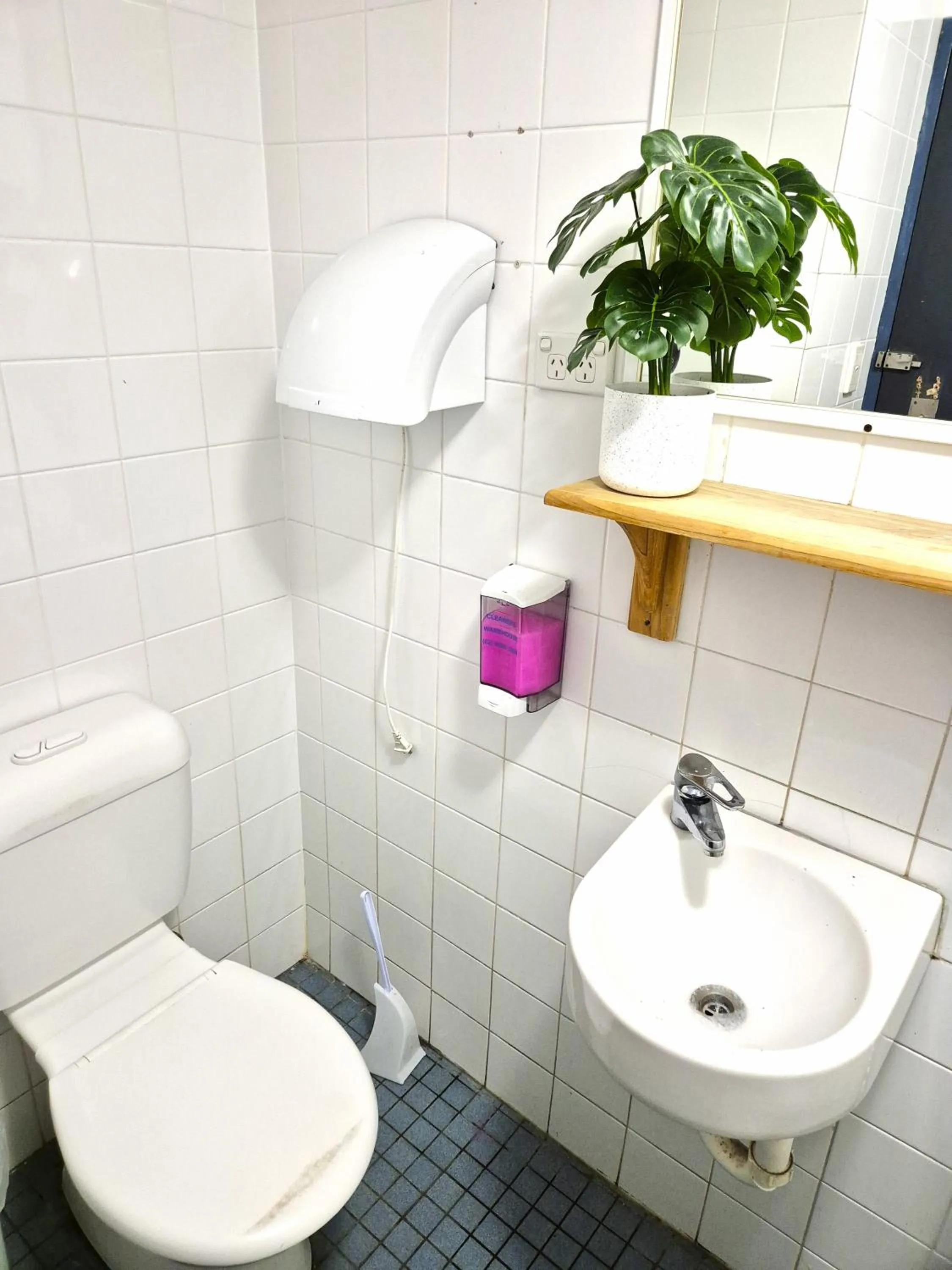 Toilet in Boardrider Backpackers and Budget Motel