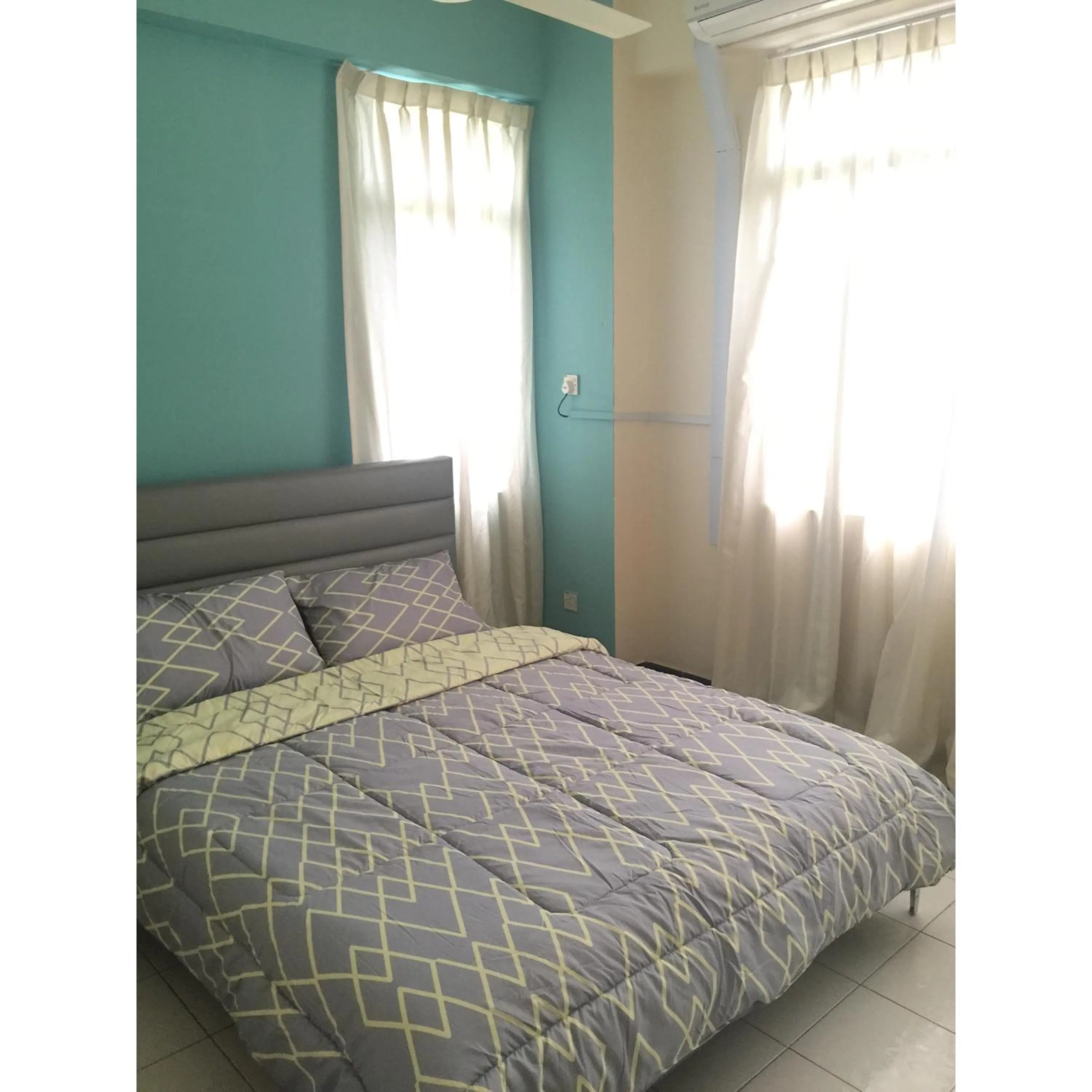 Bed in 3BR Apartment at Kumbang Pasang BSB