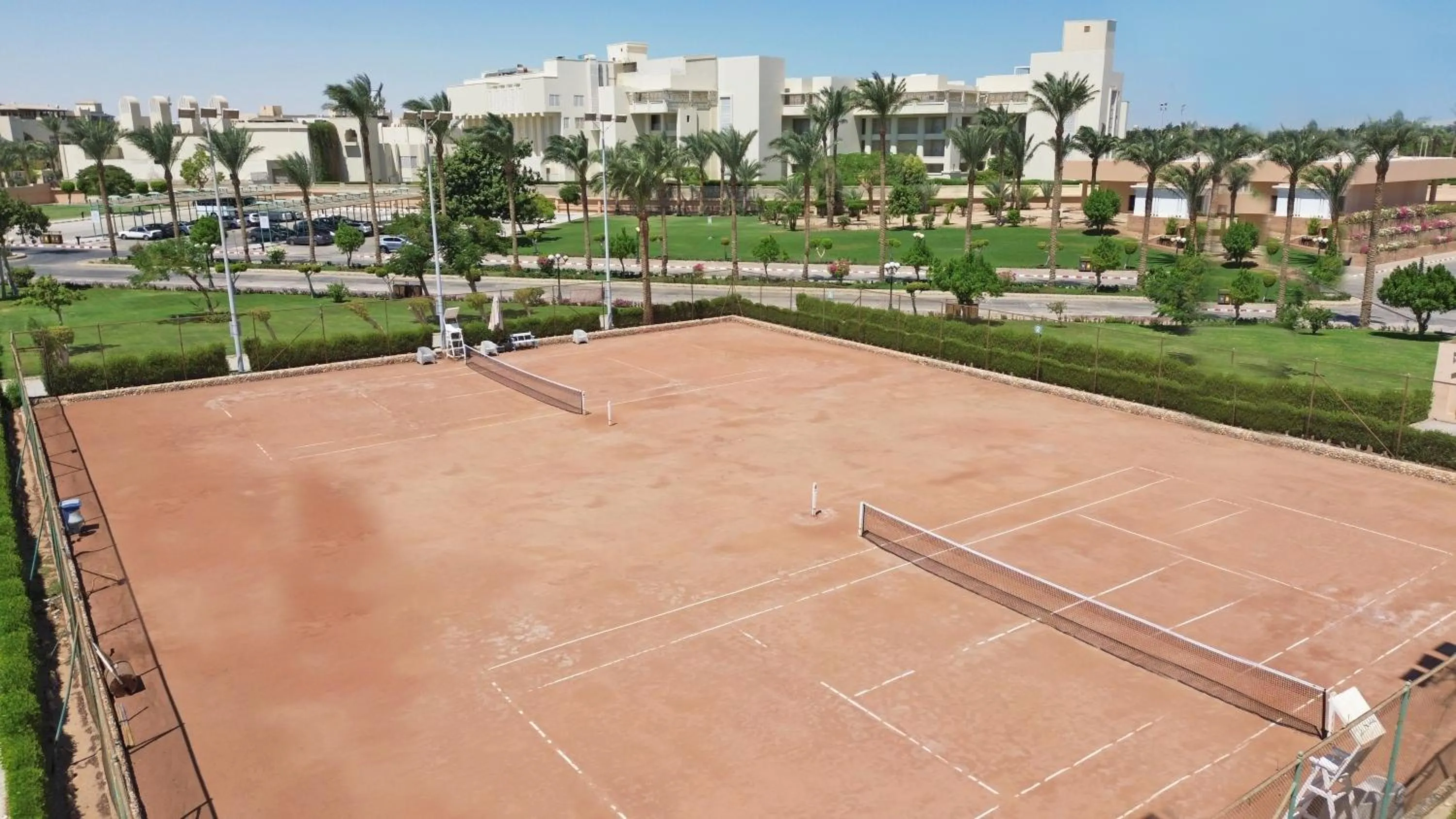 Tennis court in Continental Hotel Hurghada