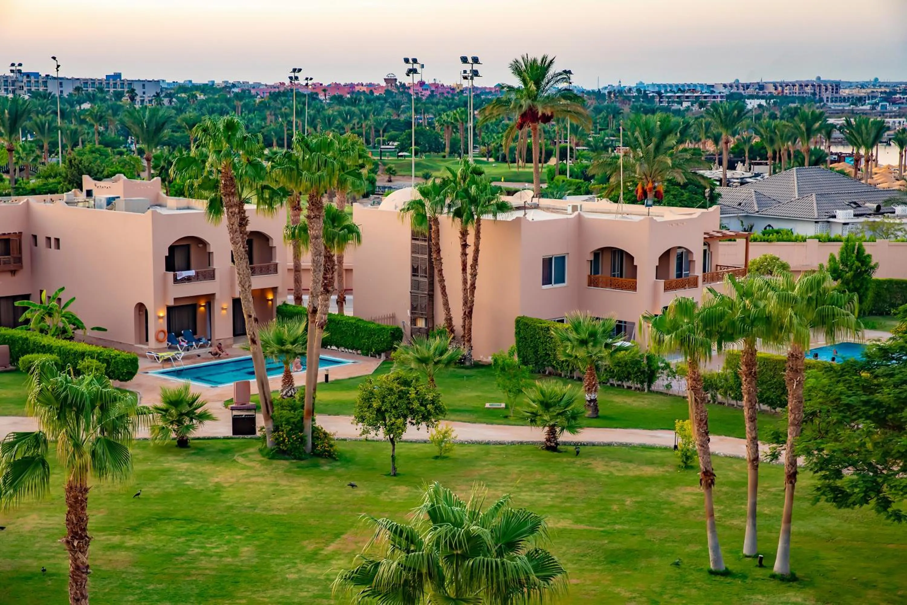 Garden view in Continental Hotel Hurghada
