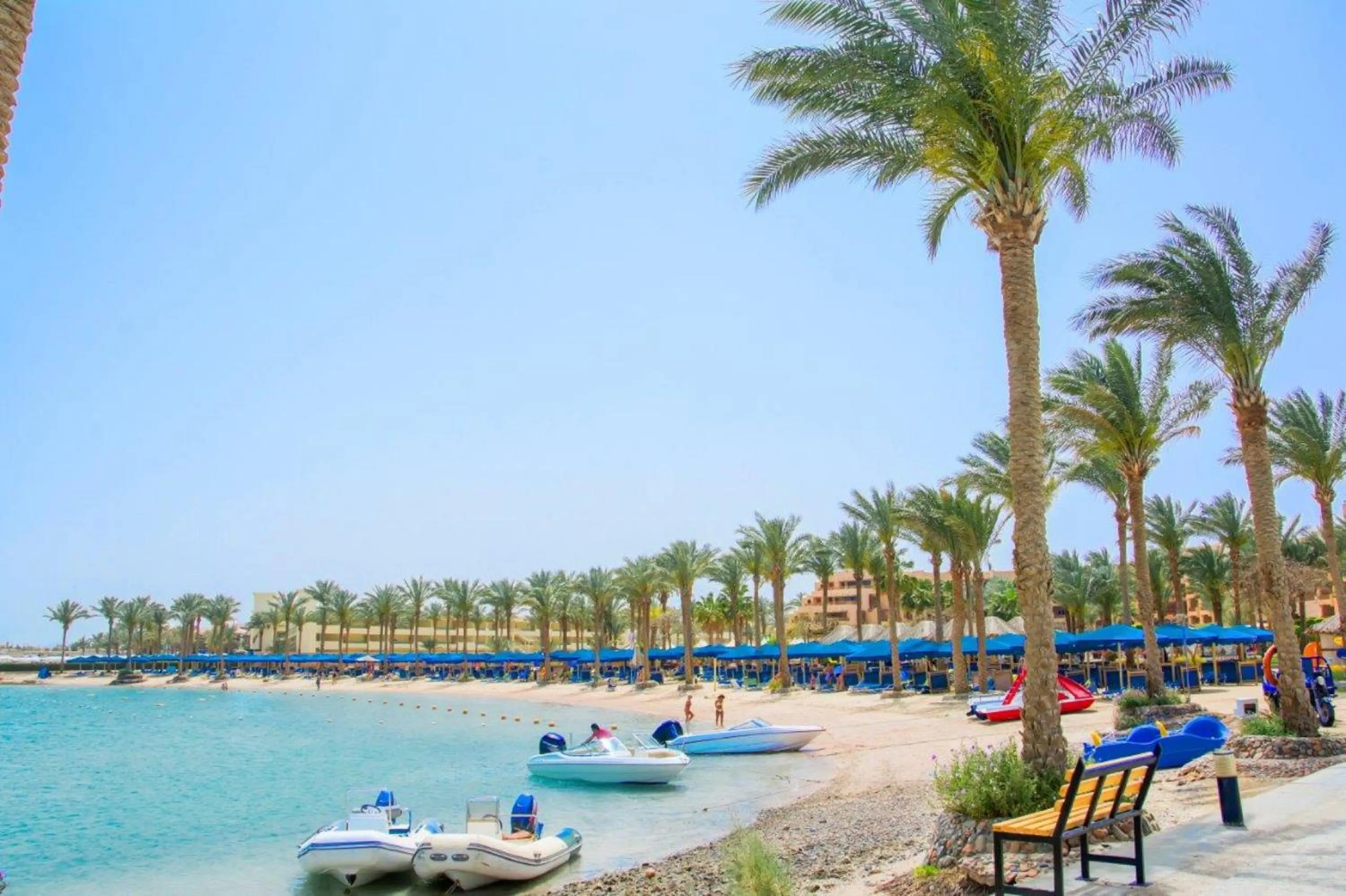 Beach in Continental Hotel Hurghada