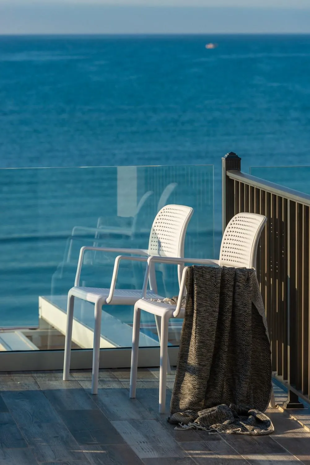 Patio in Mandala Seafront Suites
