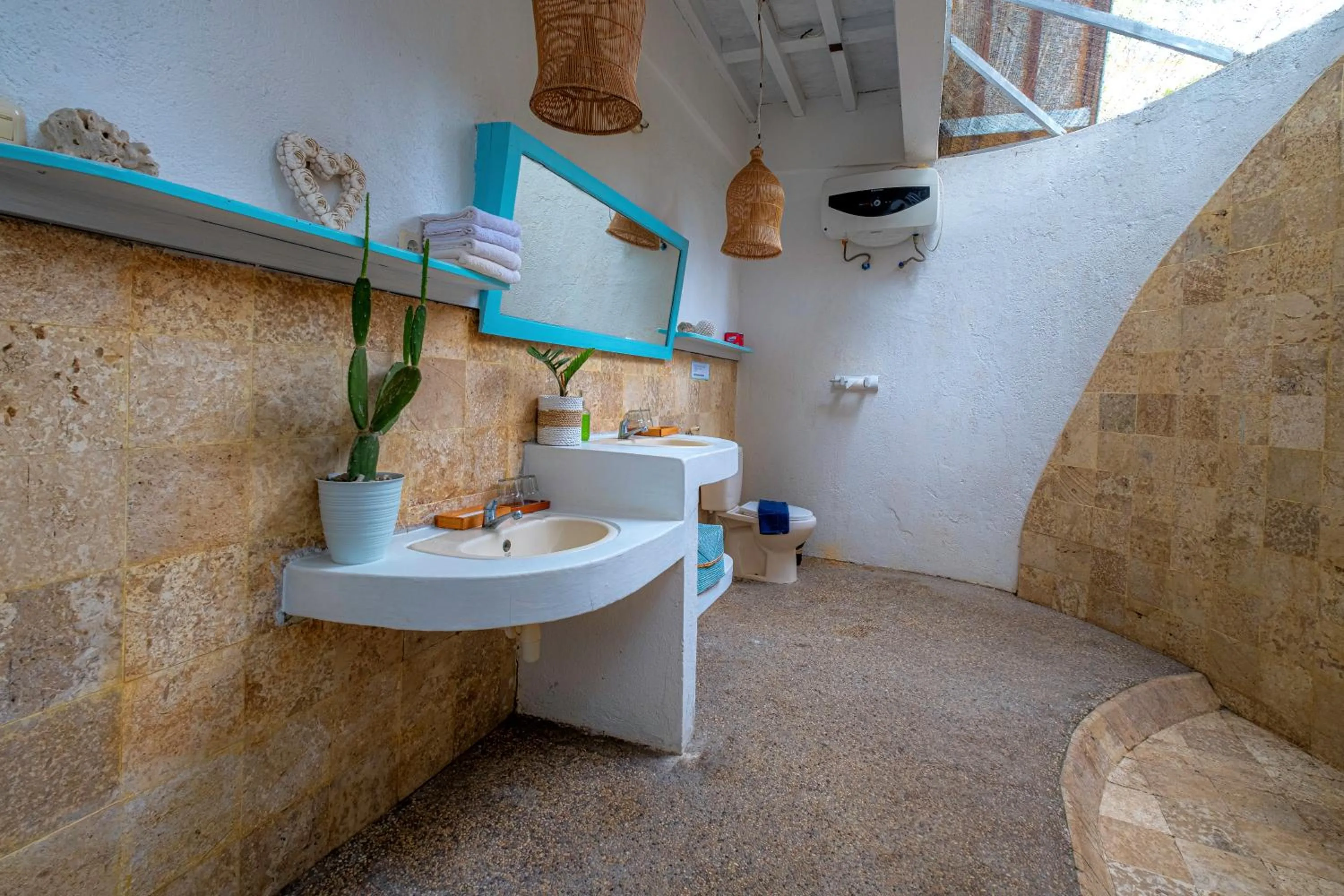 Bathroom in 7SEAS Cottages