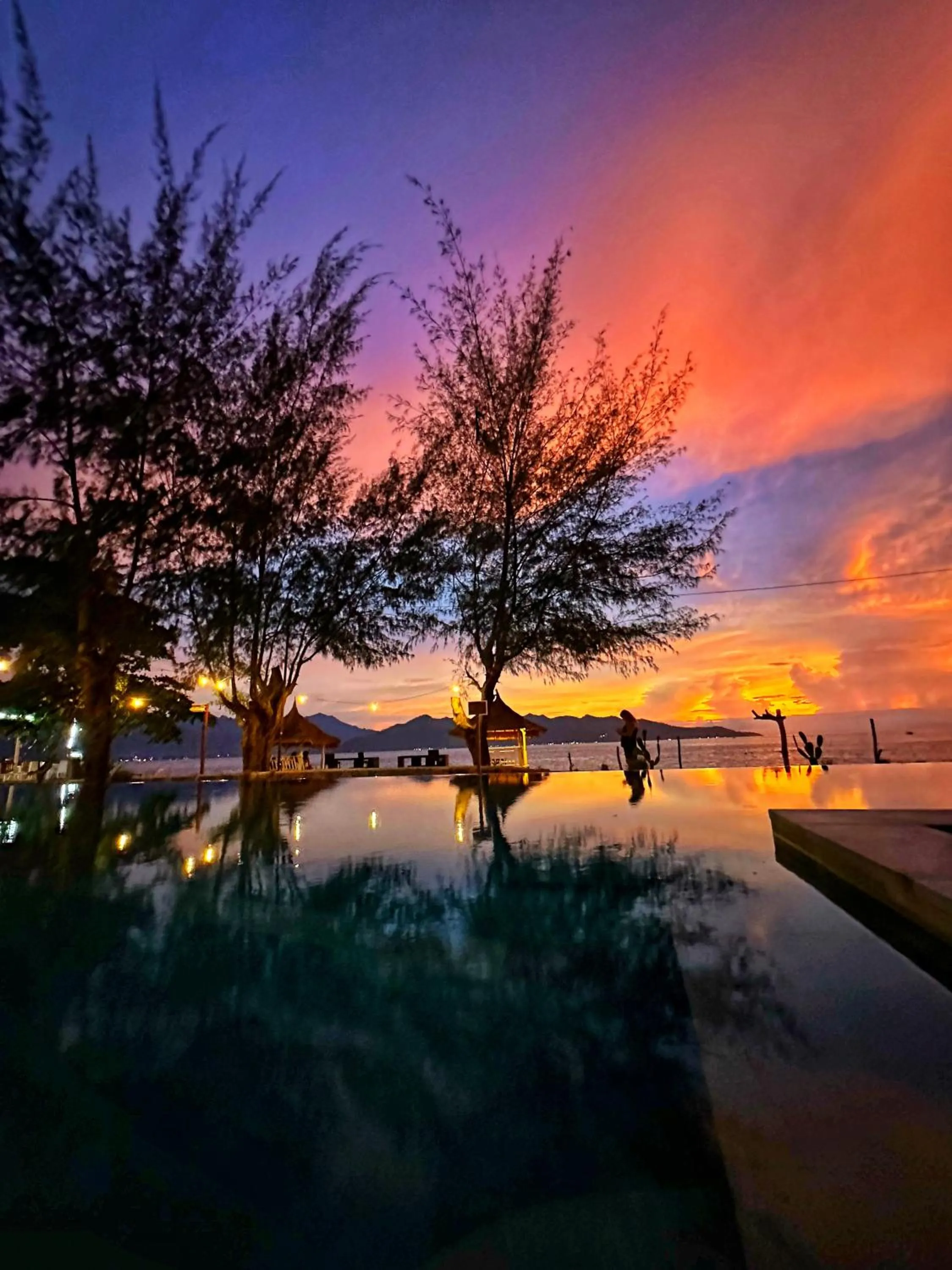 Sunset in 7SEAS Cottages