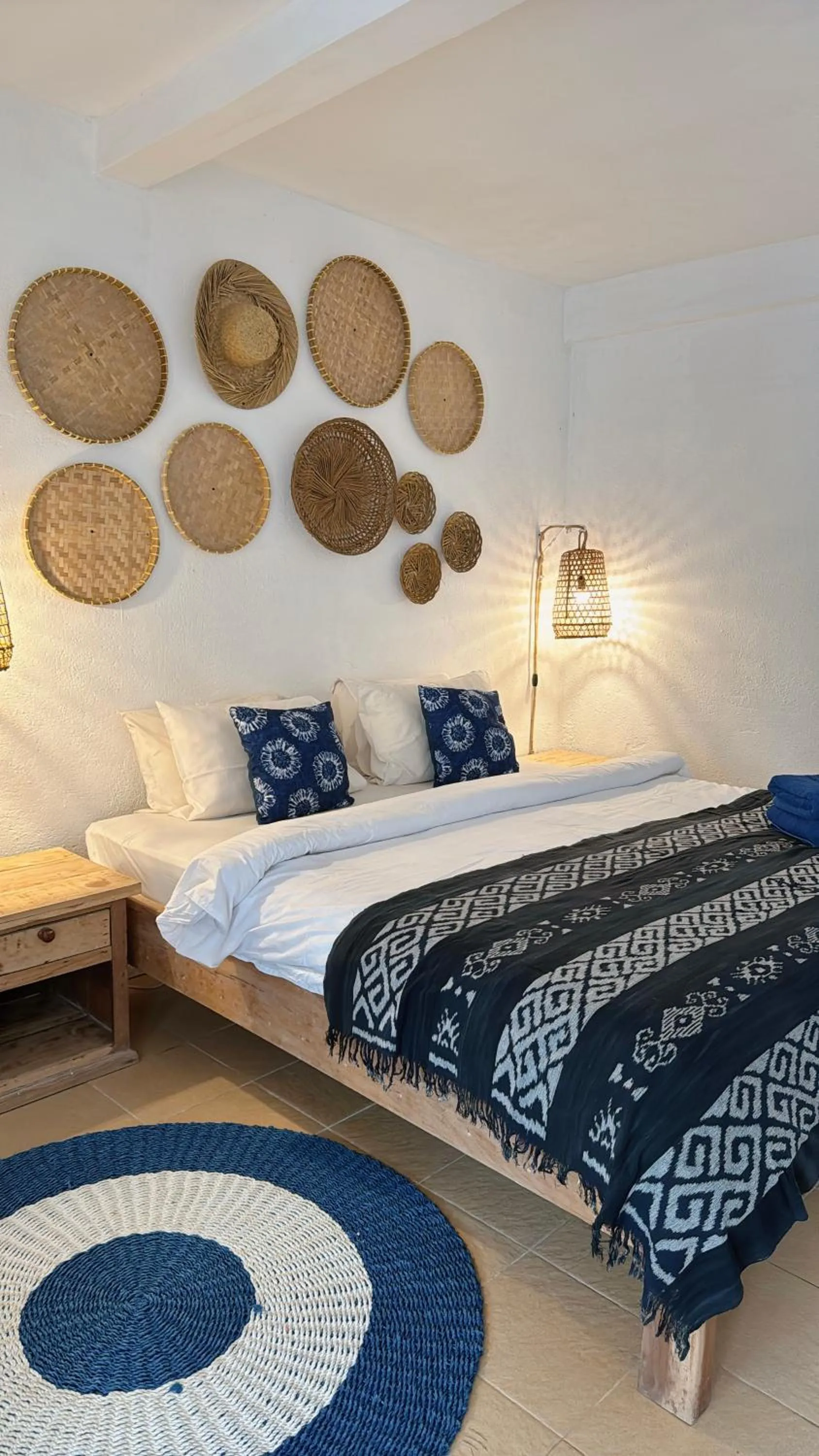 Bed in 7SEAS Cottages