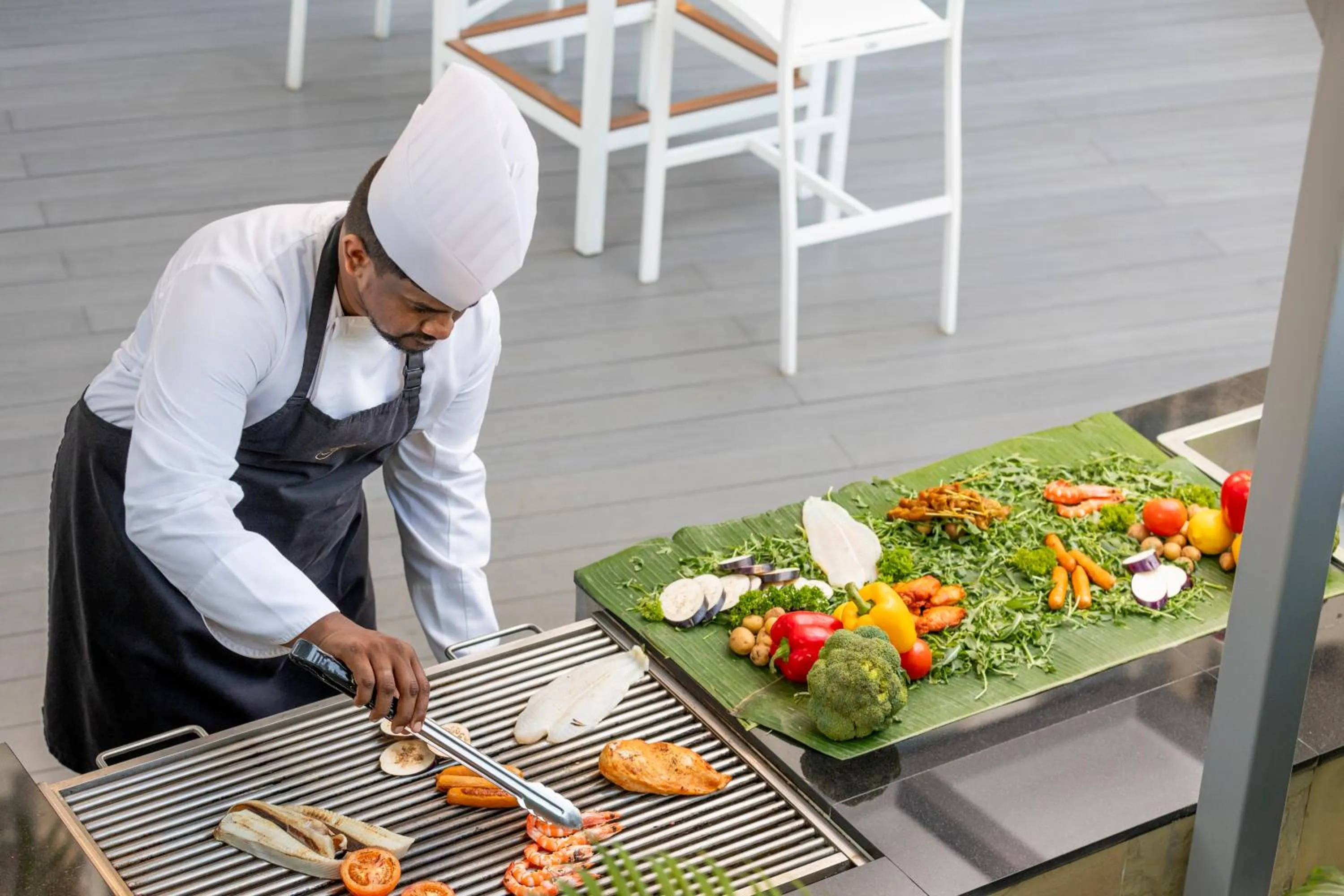 People in Fraser Suites Singapore