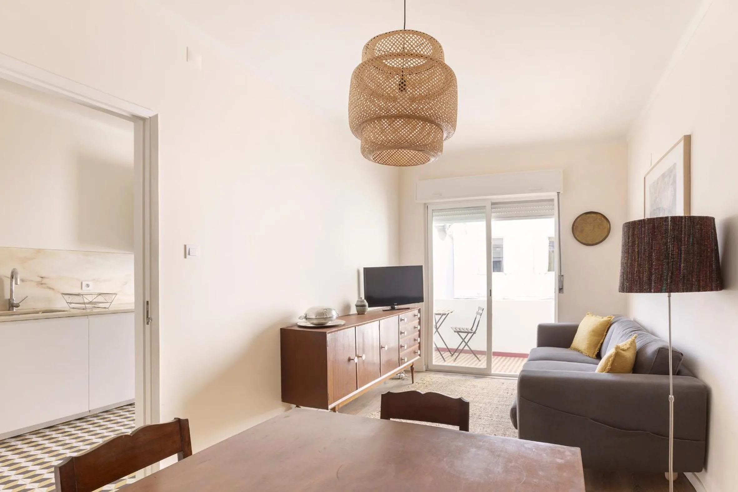 Living room in Casa ao Cubo