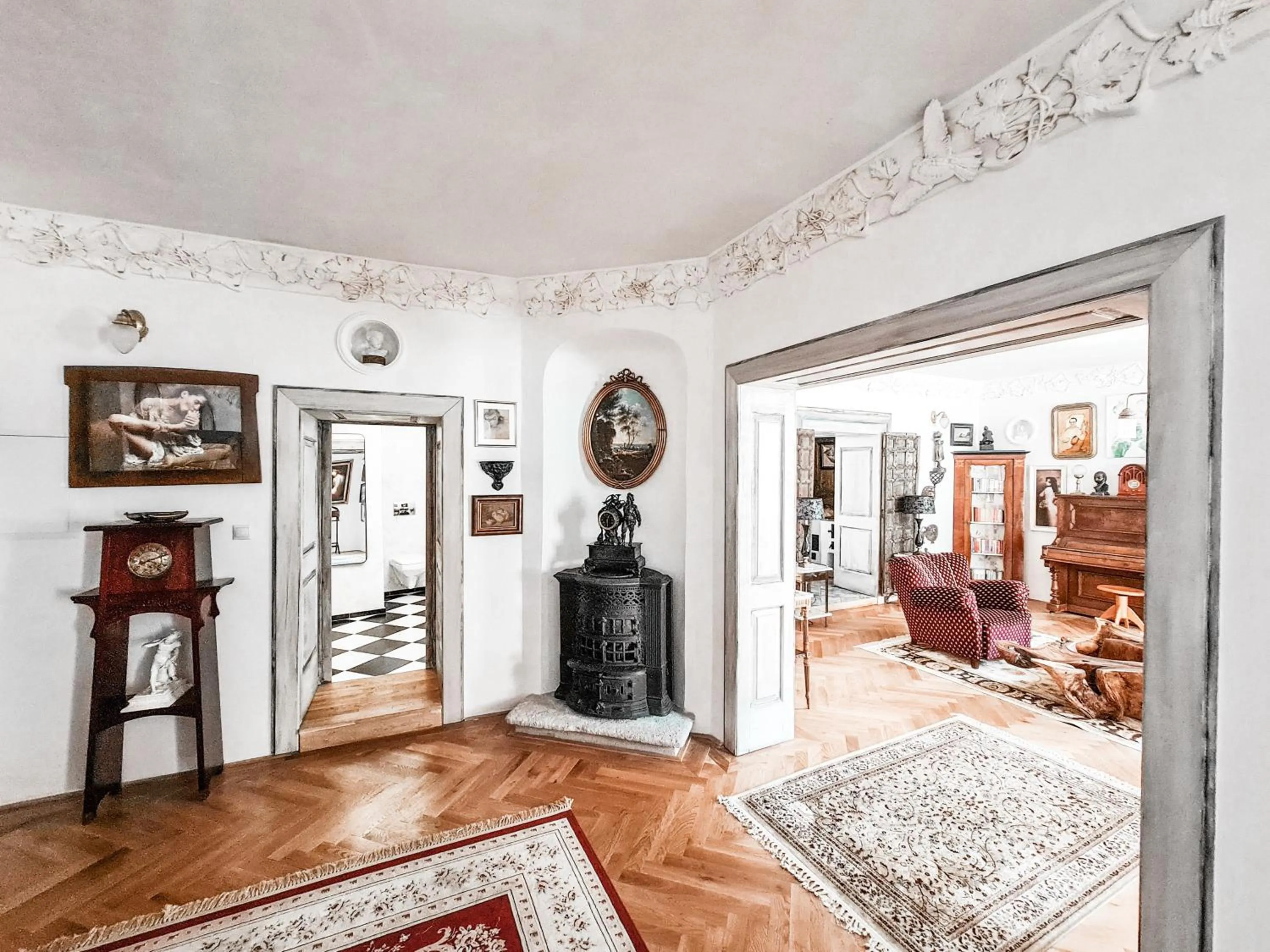 Living room in Divná pani Luxury Gallery Rooms