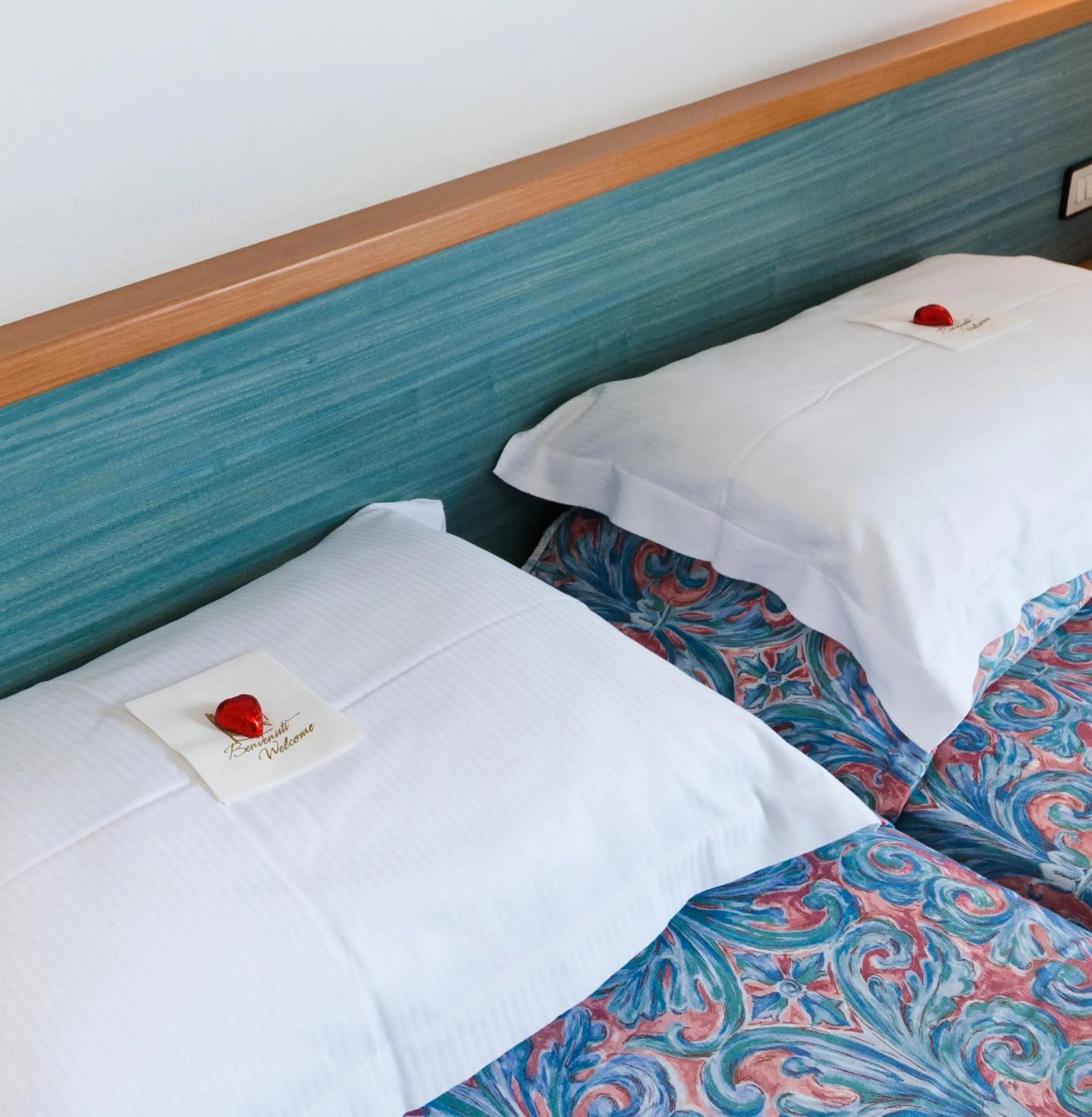 Decorative detail, Bed in Hotel Ariston