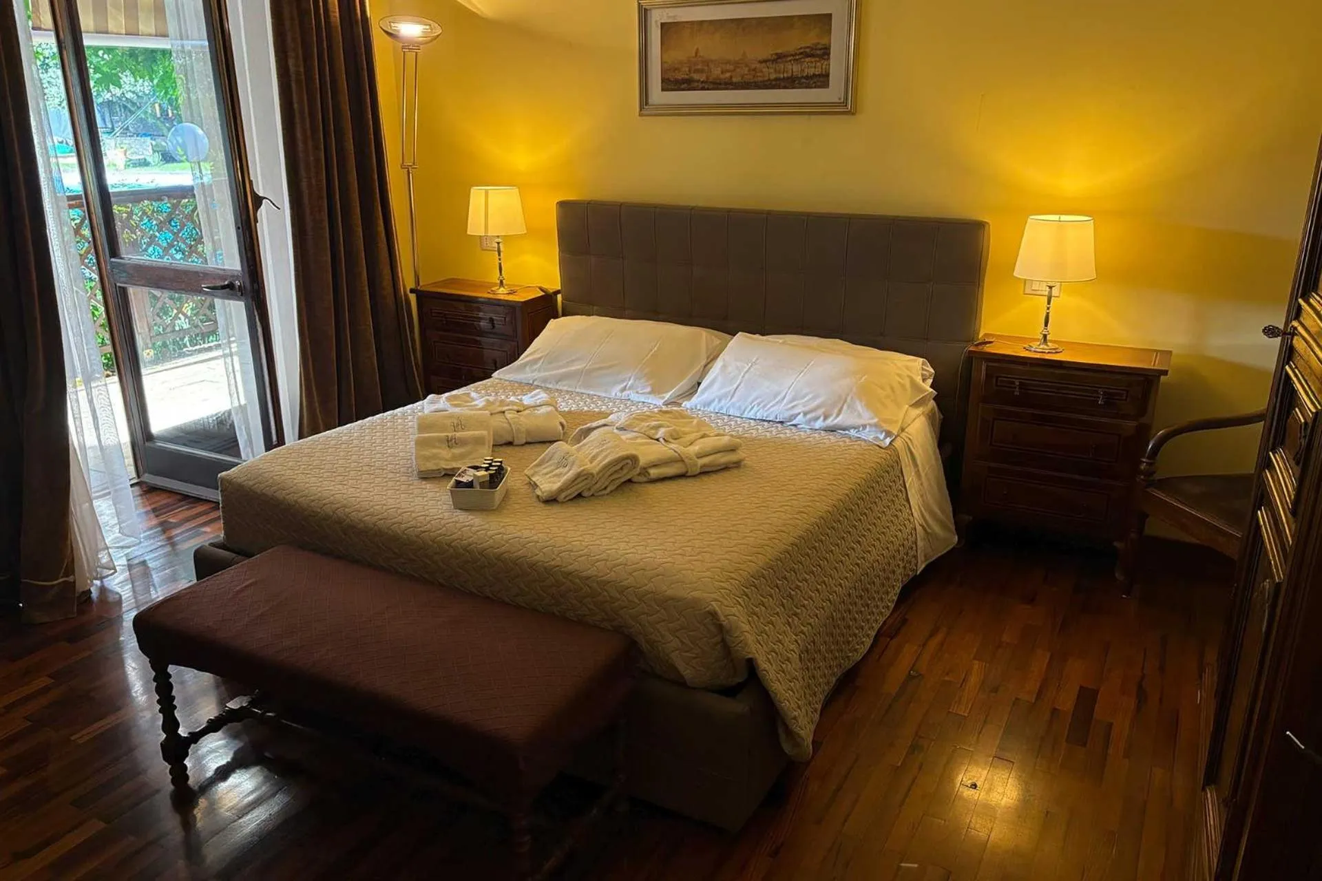 Bedroom, Bed in Villa Albina