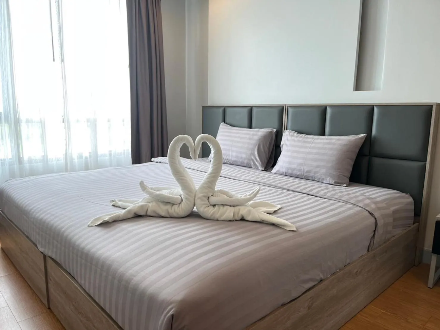 Bed in ONPA Hotel & Residence Bangsaen