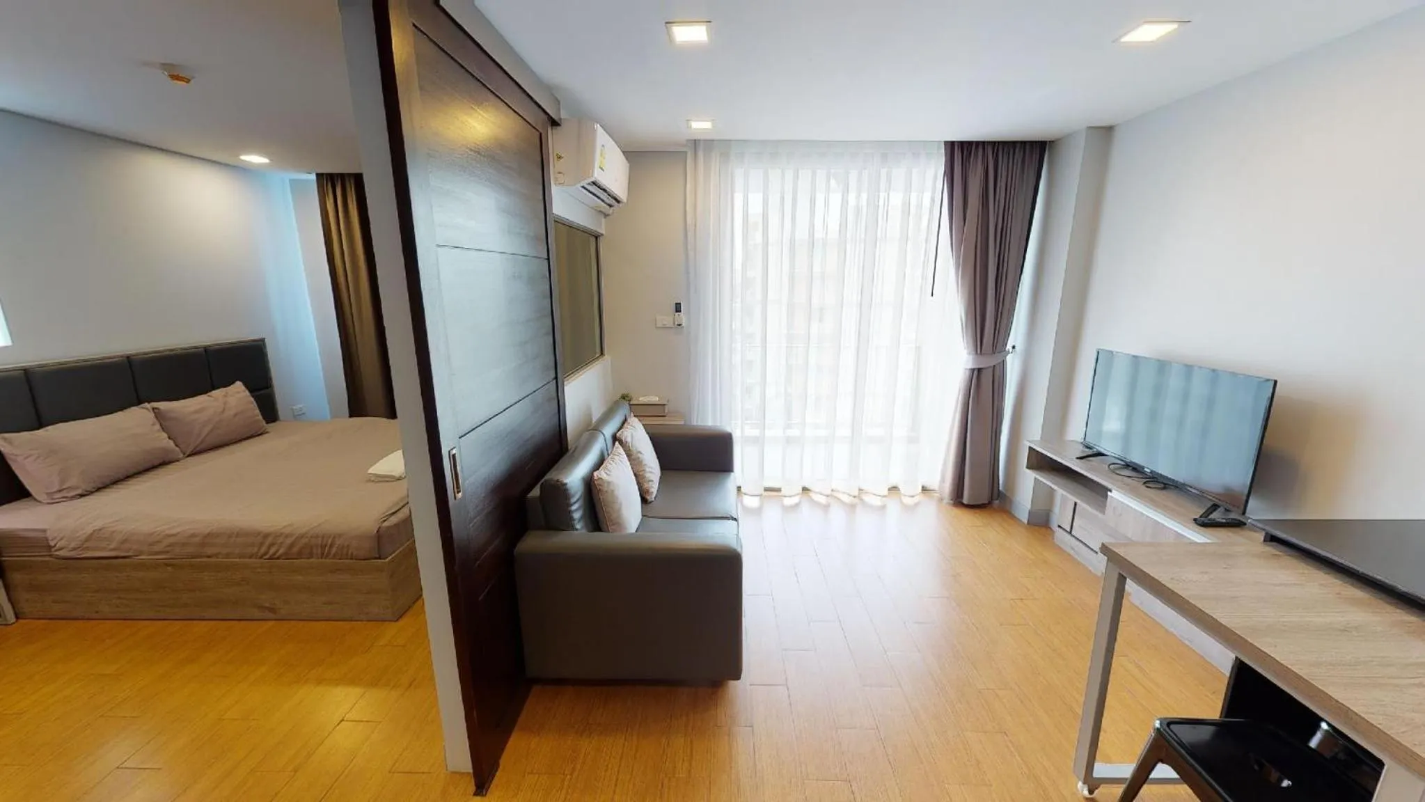 Bed in ONPA Hotel & Residence Bangsaen