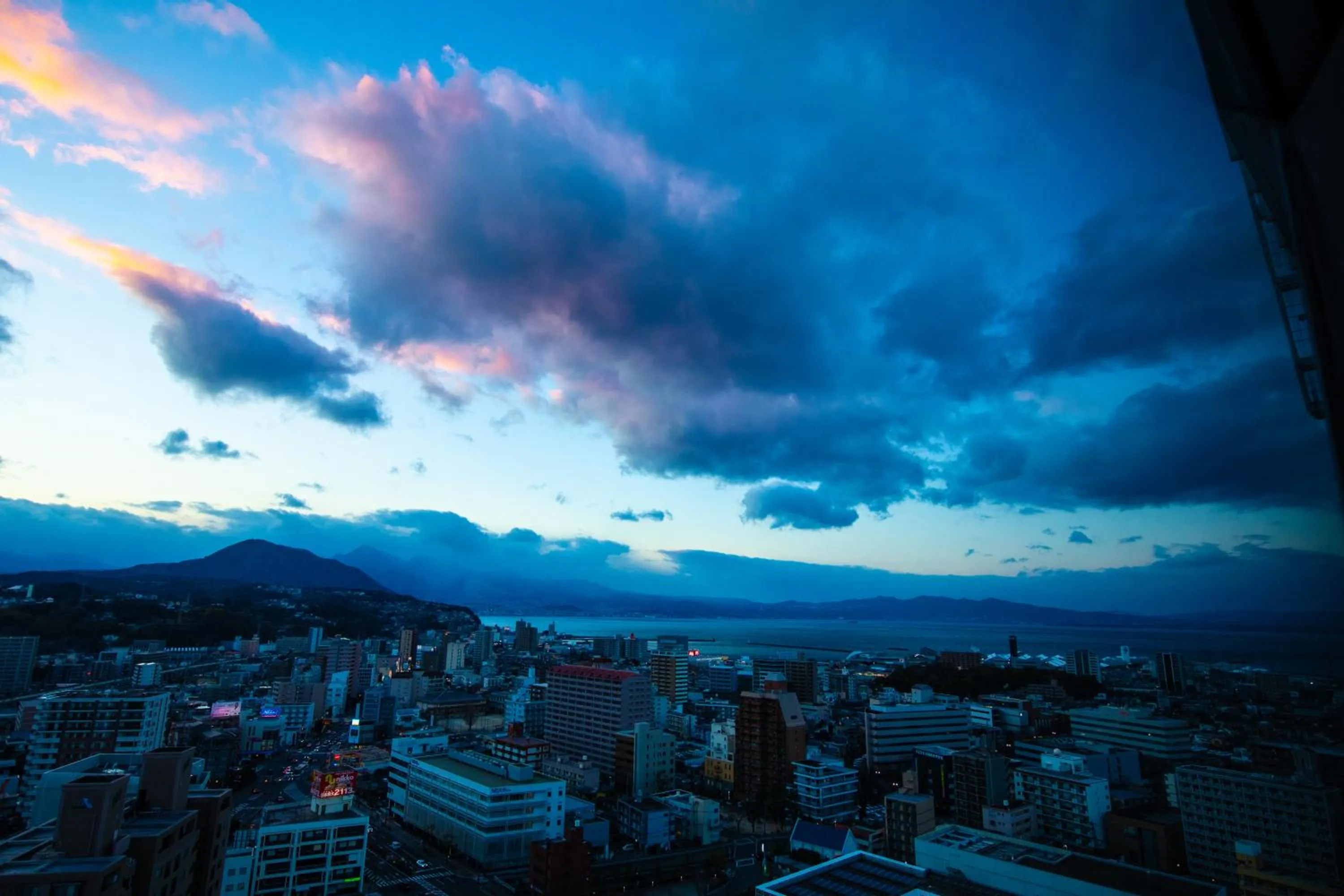 City view in Hotel Nikko Oita Oasis Tower