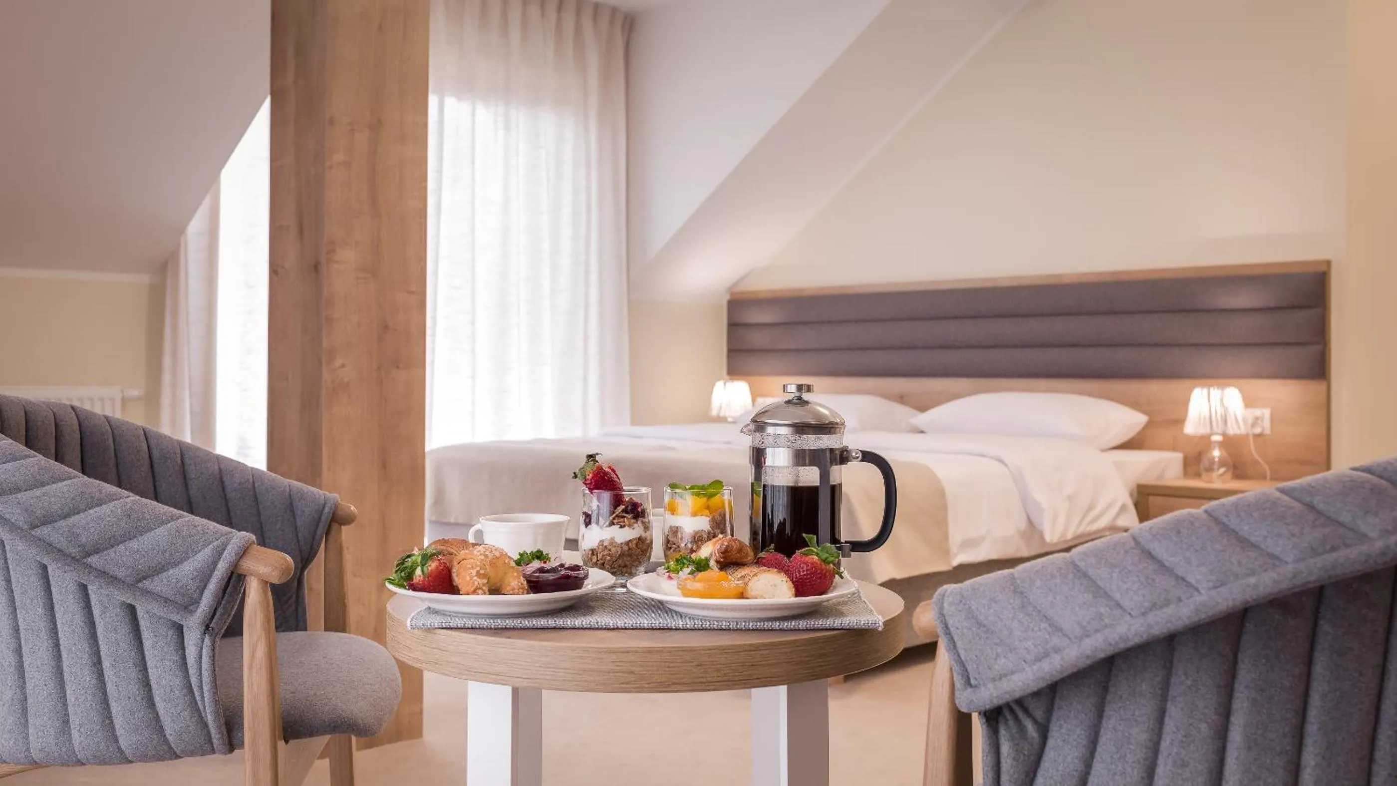 Photo of the whole room, Bed in Zamek Księża Góra