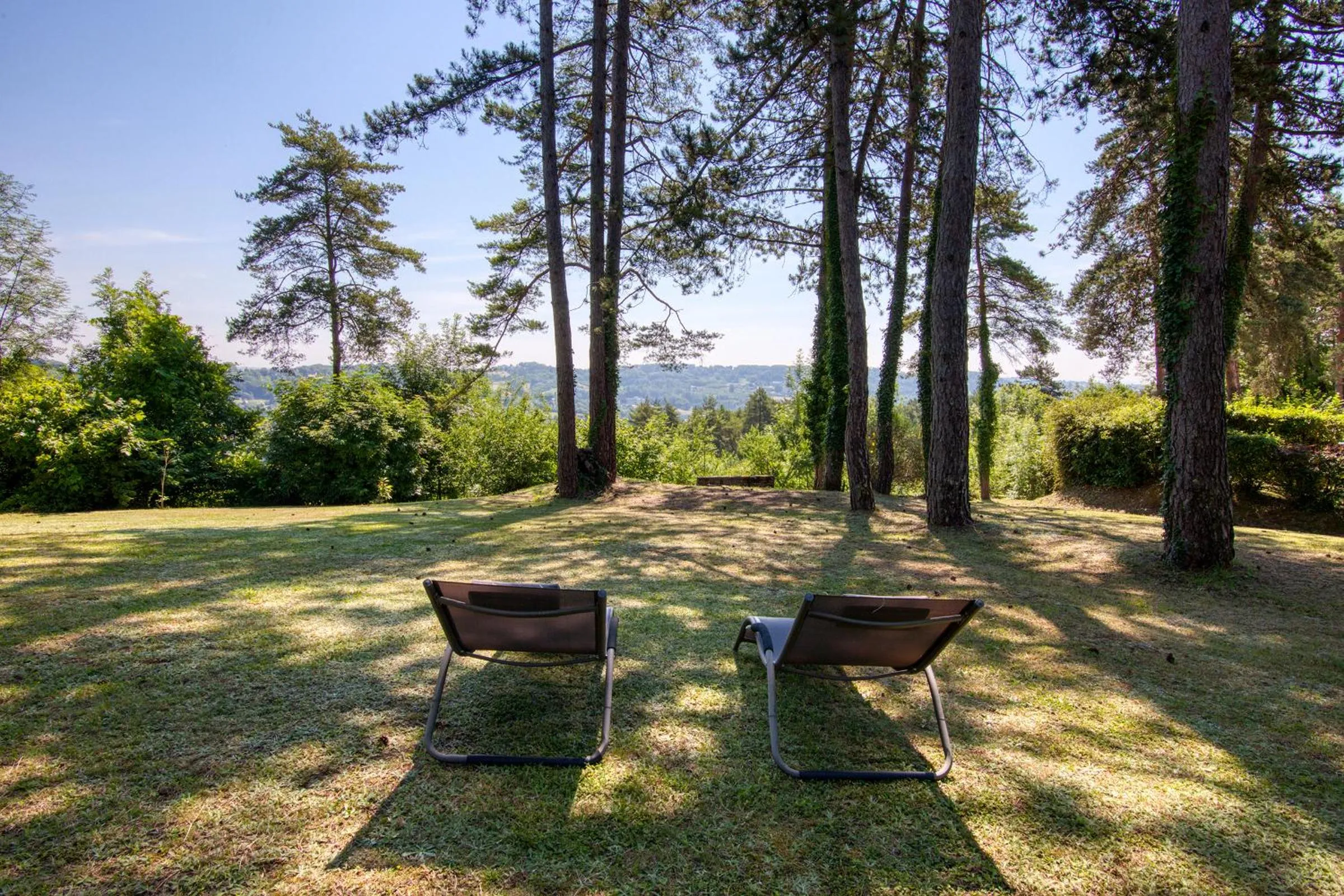 Swimming pool in Hôtel & restaurant Le Meysset