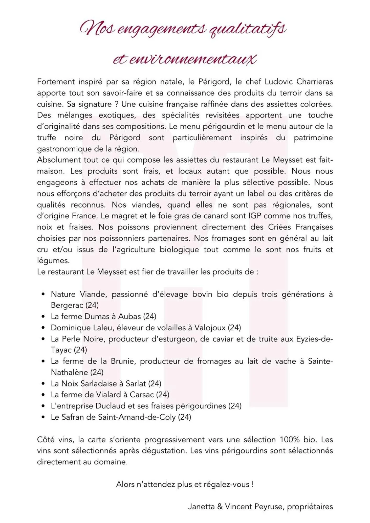 Restaurant/places to eat in Hôtel & restaurant Le Meysset