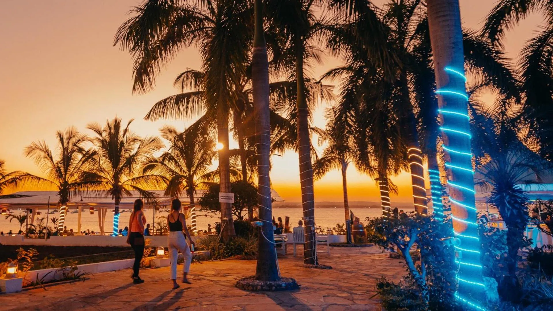 Sunset in Coral Beach Hotel Dar Es Salaam