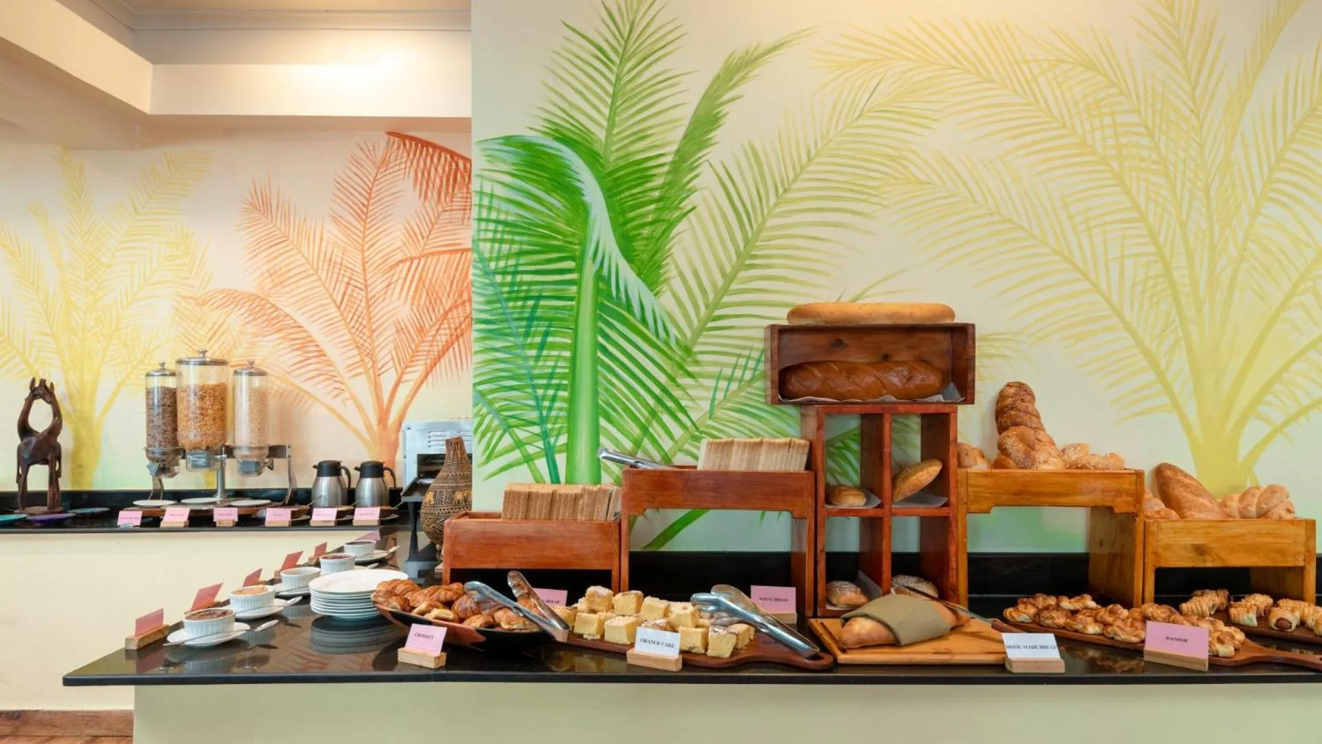 Buffet breakfast in Coral Beach Hotel Dar Es Salaam