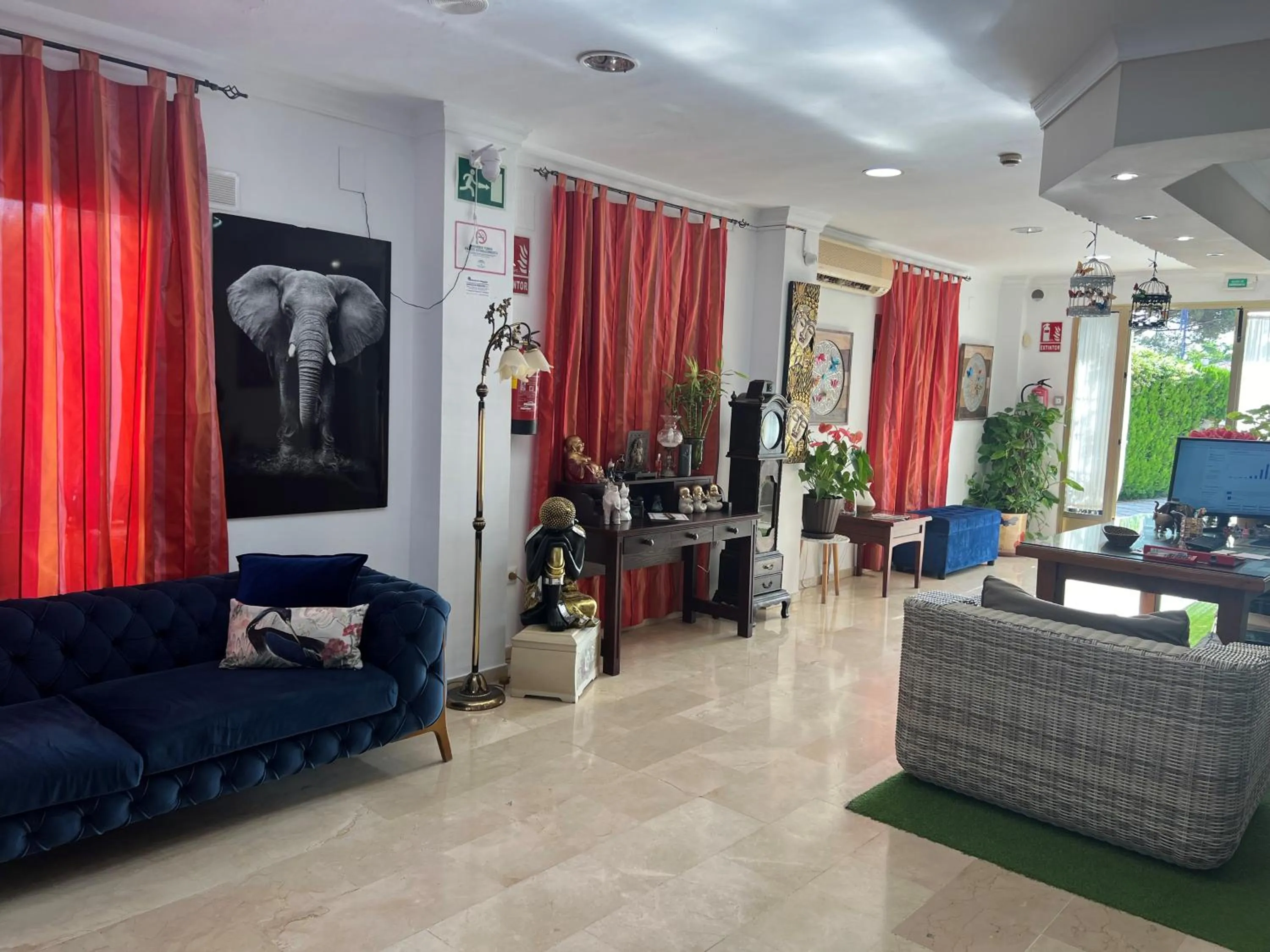 Lobby or reception in Hotel Matalascañas