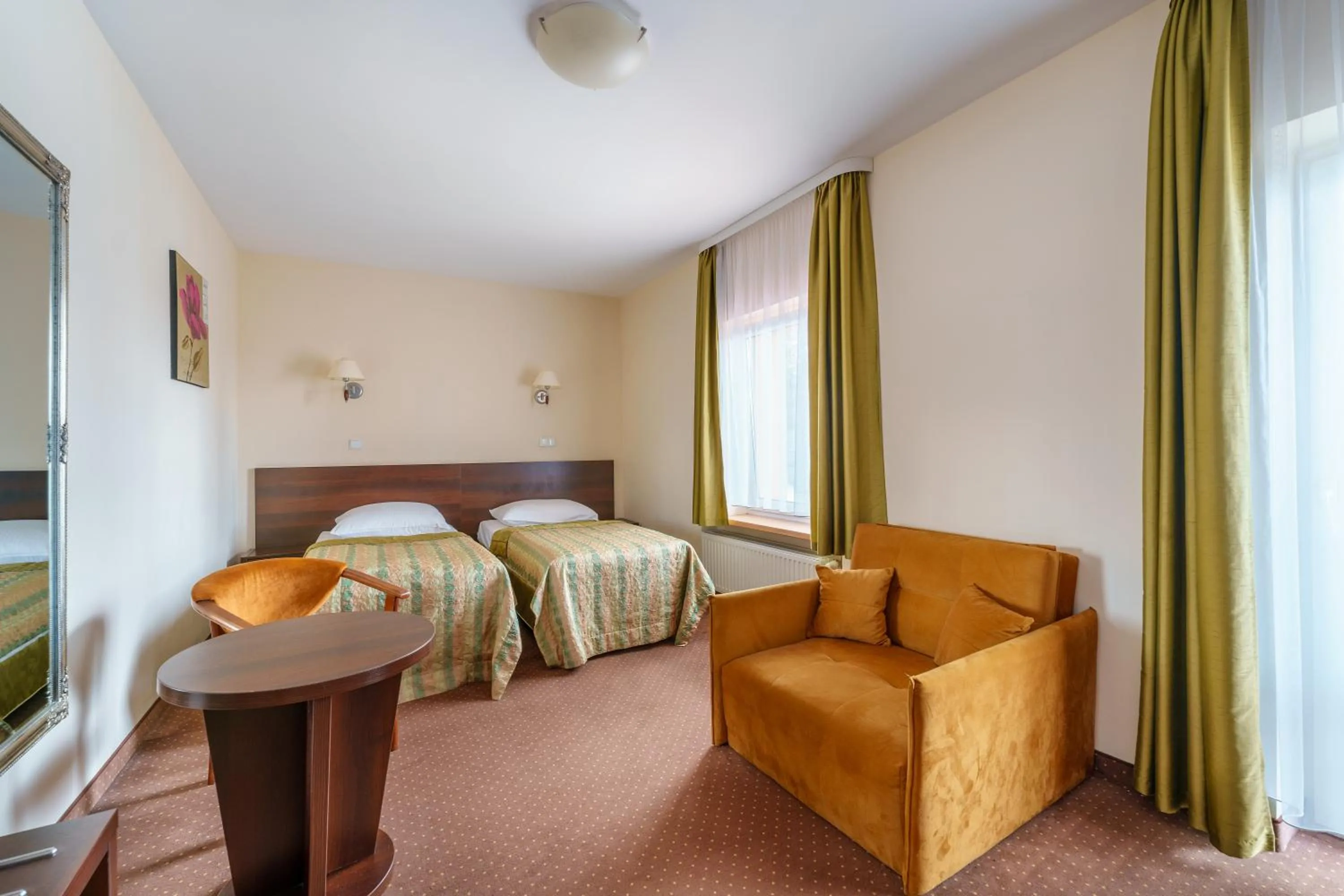 Bed in Hotel Pod Szrenicą