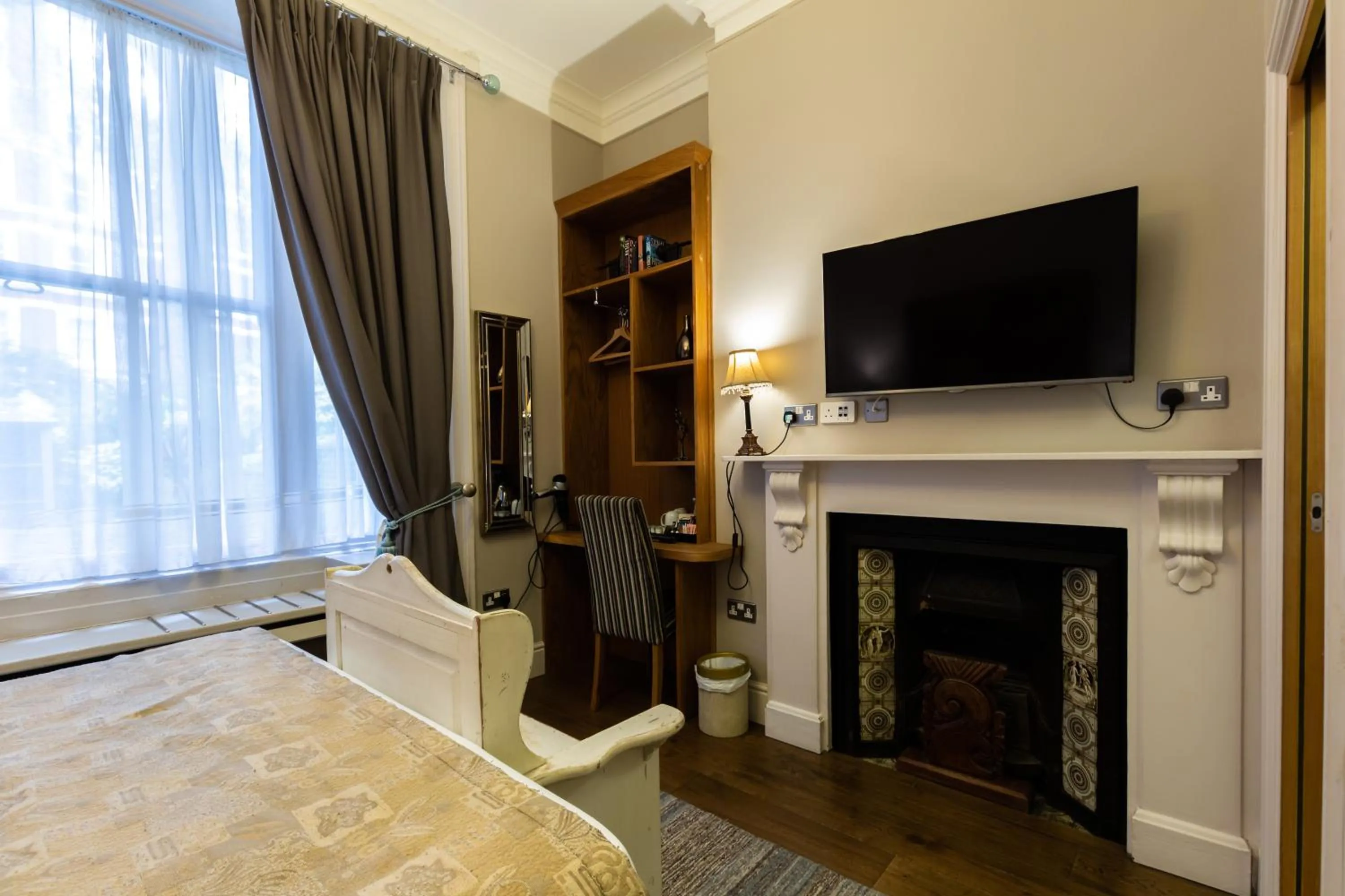 Bedroom, Bed in Arosfa Hotel London by Compass Hospitality