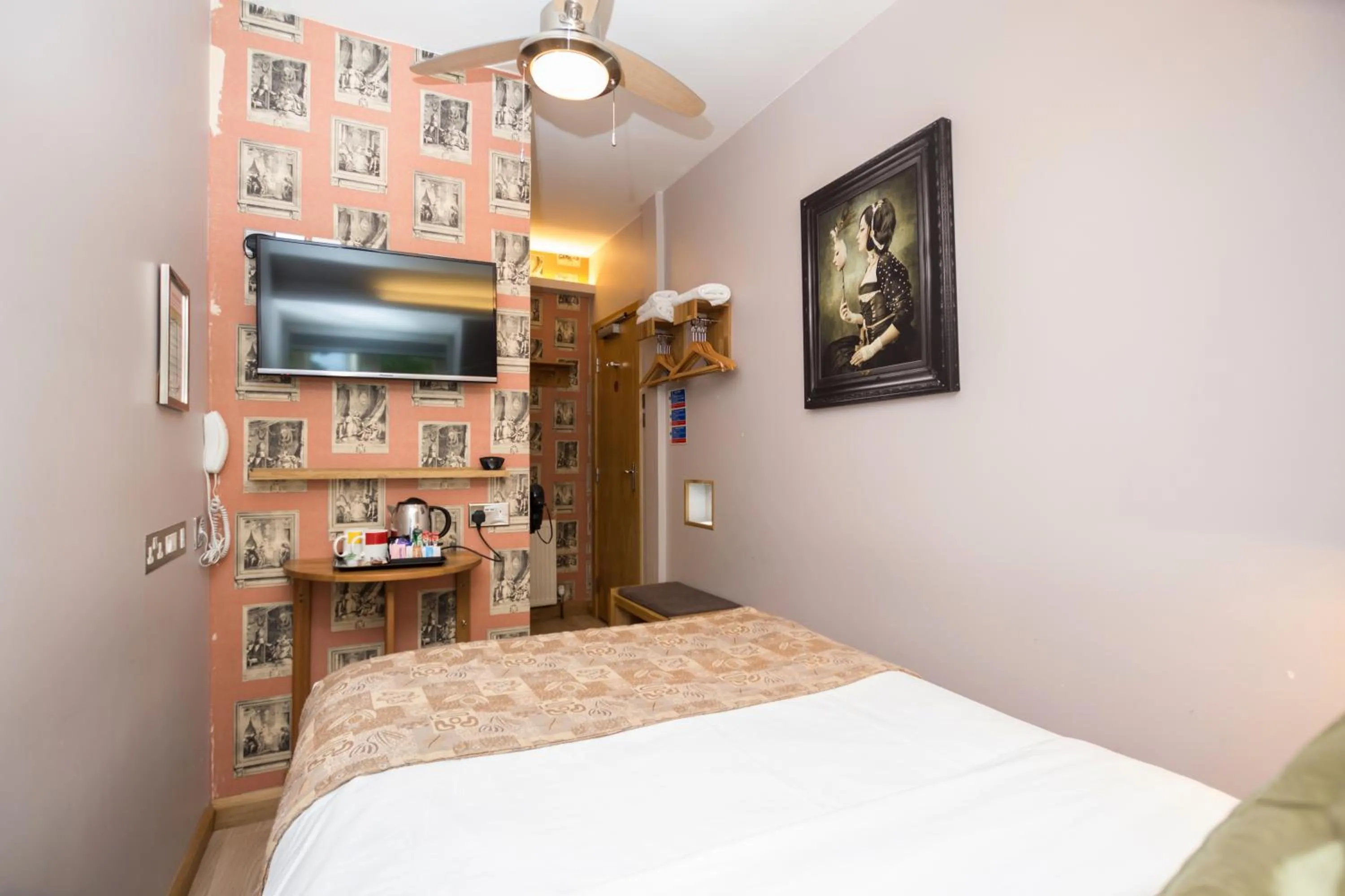 Bedroom, Bed in Arosfa Hotel London by Compass Hospitality