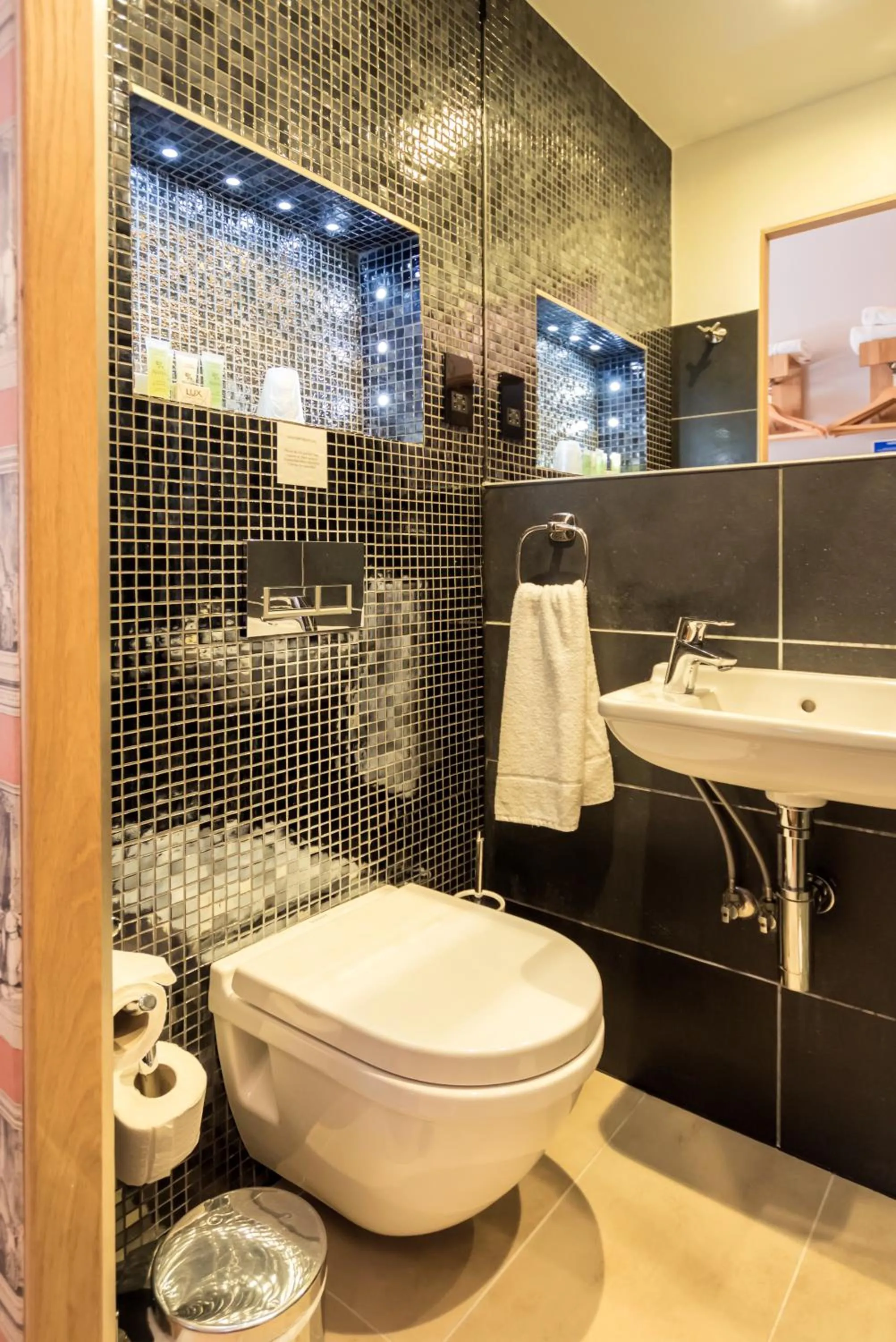 Bathroom in Arosfa Hotel London by Compass Hospitality